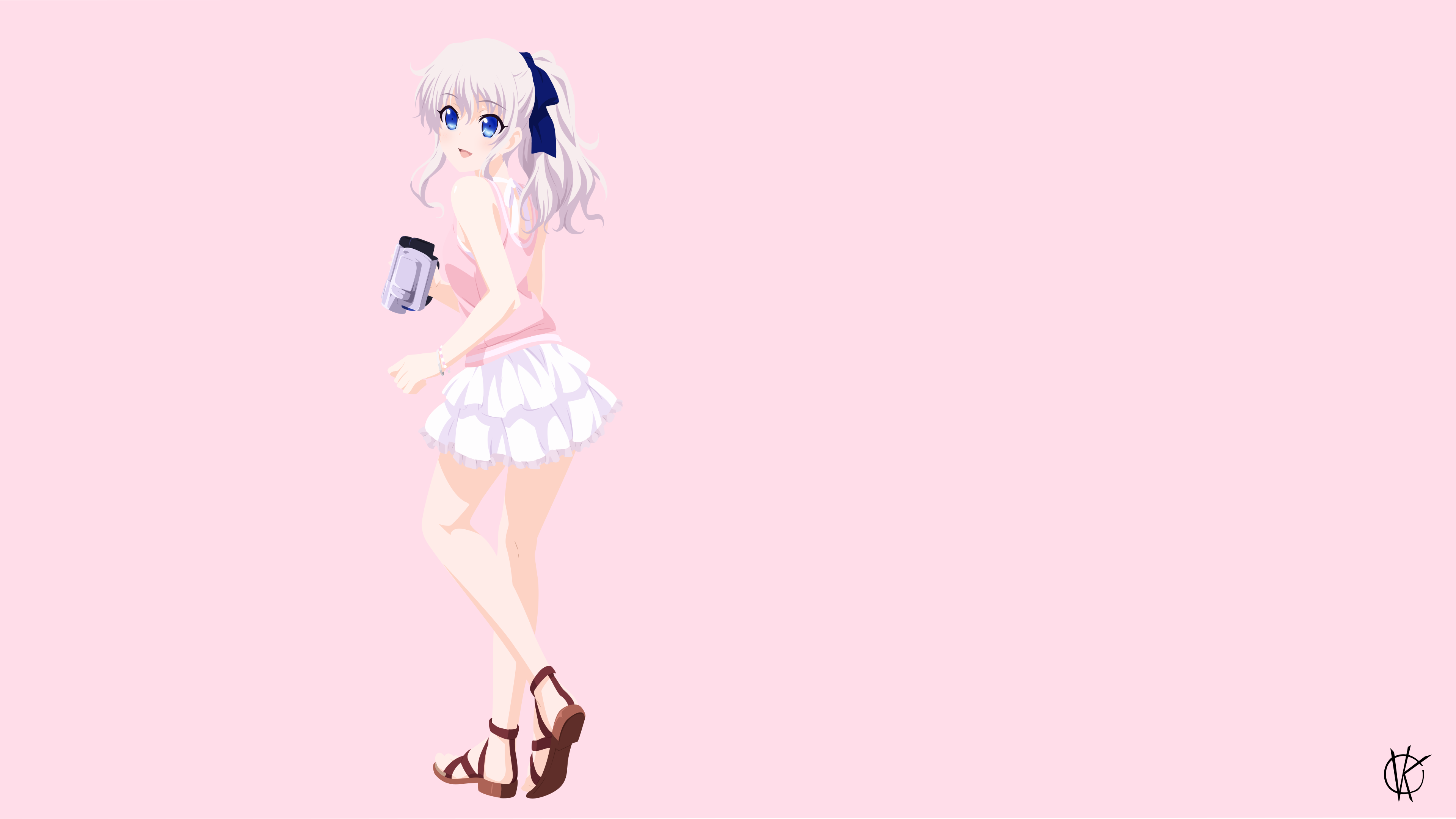 Anime Anime Girls Tomori Nao Charlotte Anime Minimalism 3840x2160