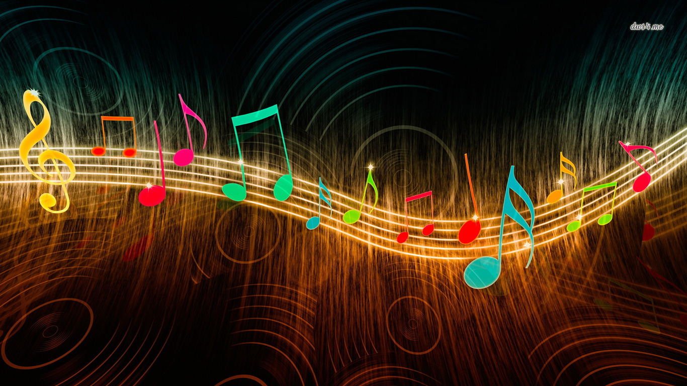 Musical Note 1366x768