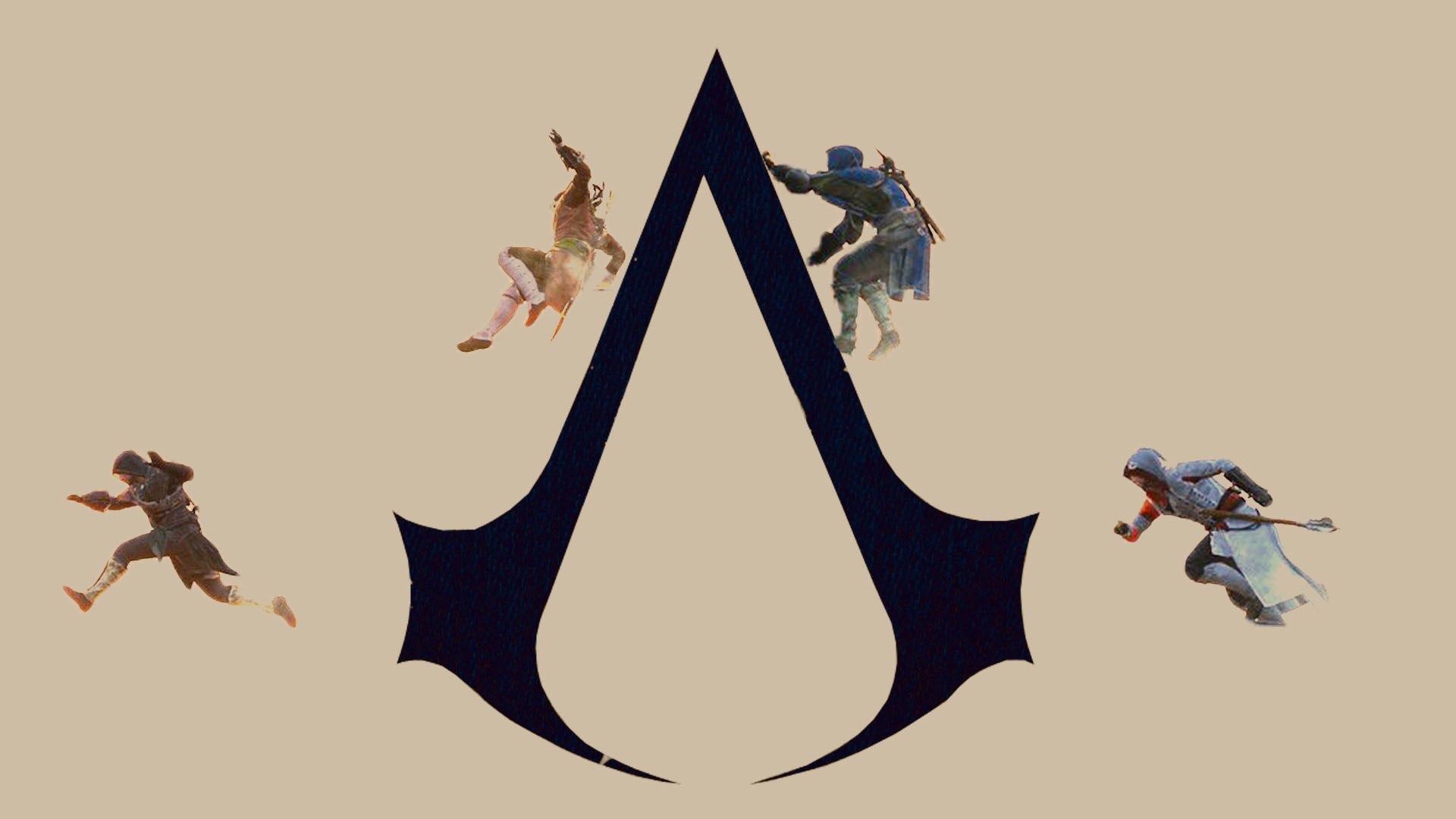 Assassins Creed Video Games Climbing Beige 1920x1080