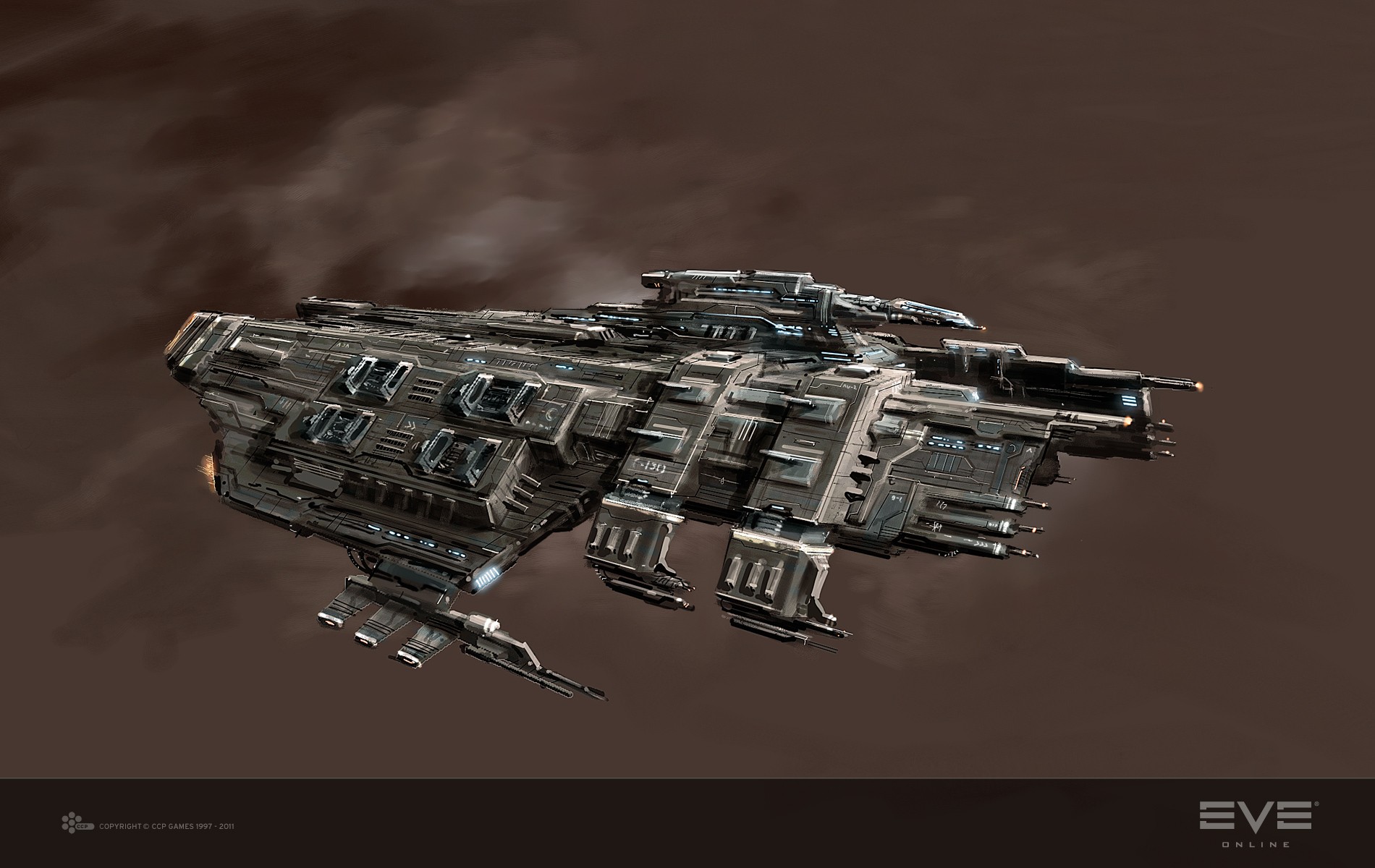 EVE Online Artwork Spaceship Caldari 1900x1200