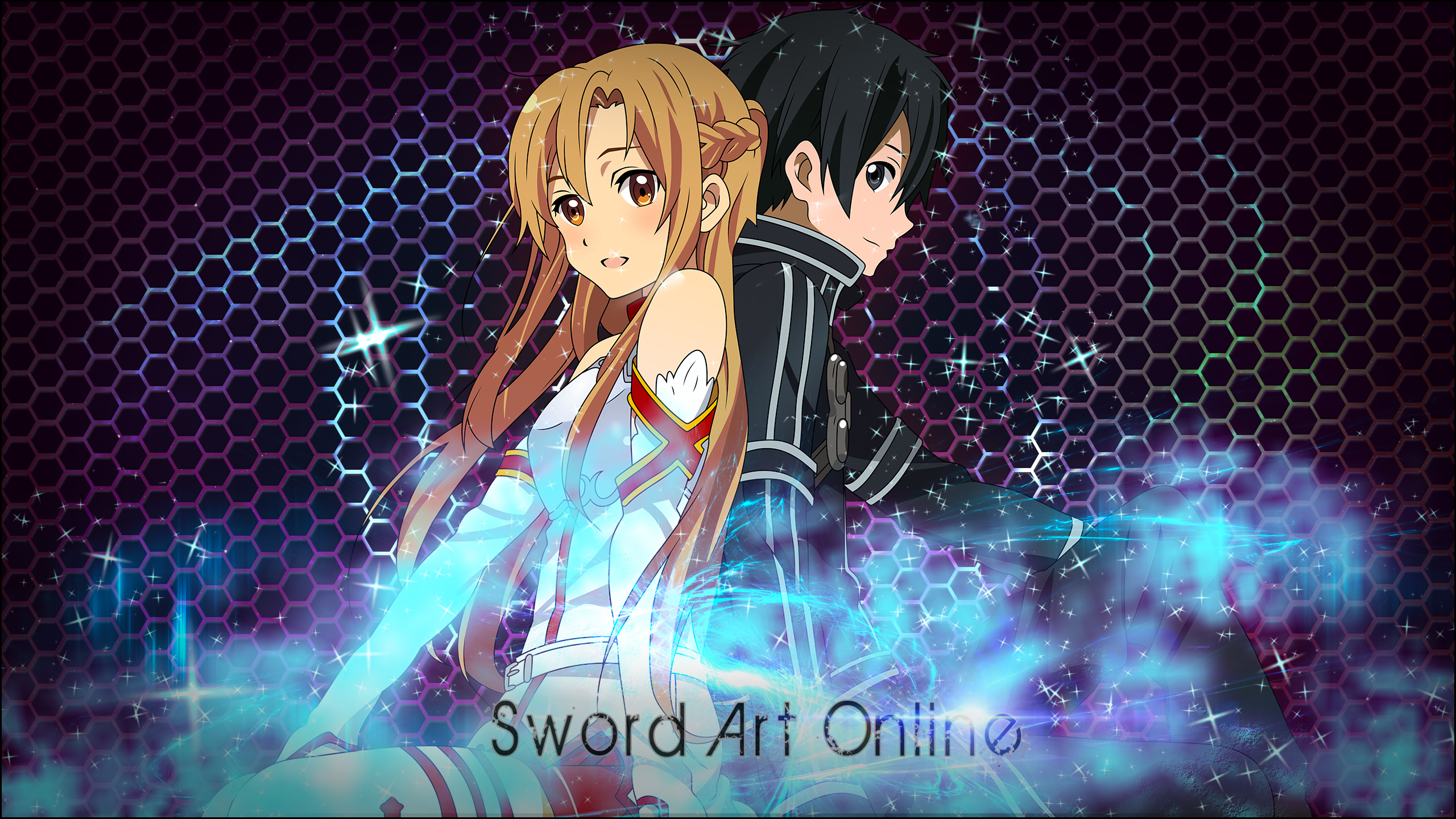 Lexica  A fantasy warrior is brandishing black sword in a mystical  forest Anime Sword Art Online Reki Kawahara Abec style  illustration you