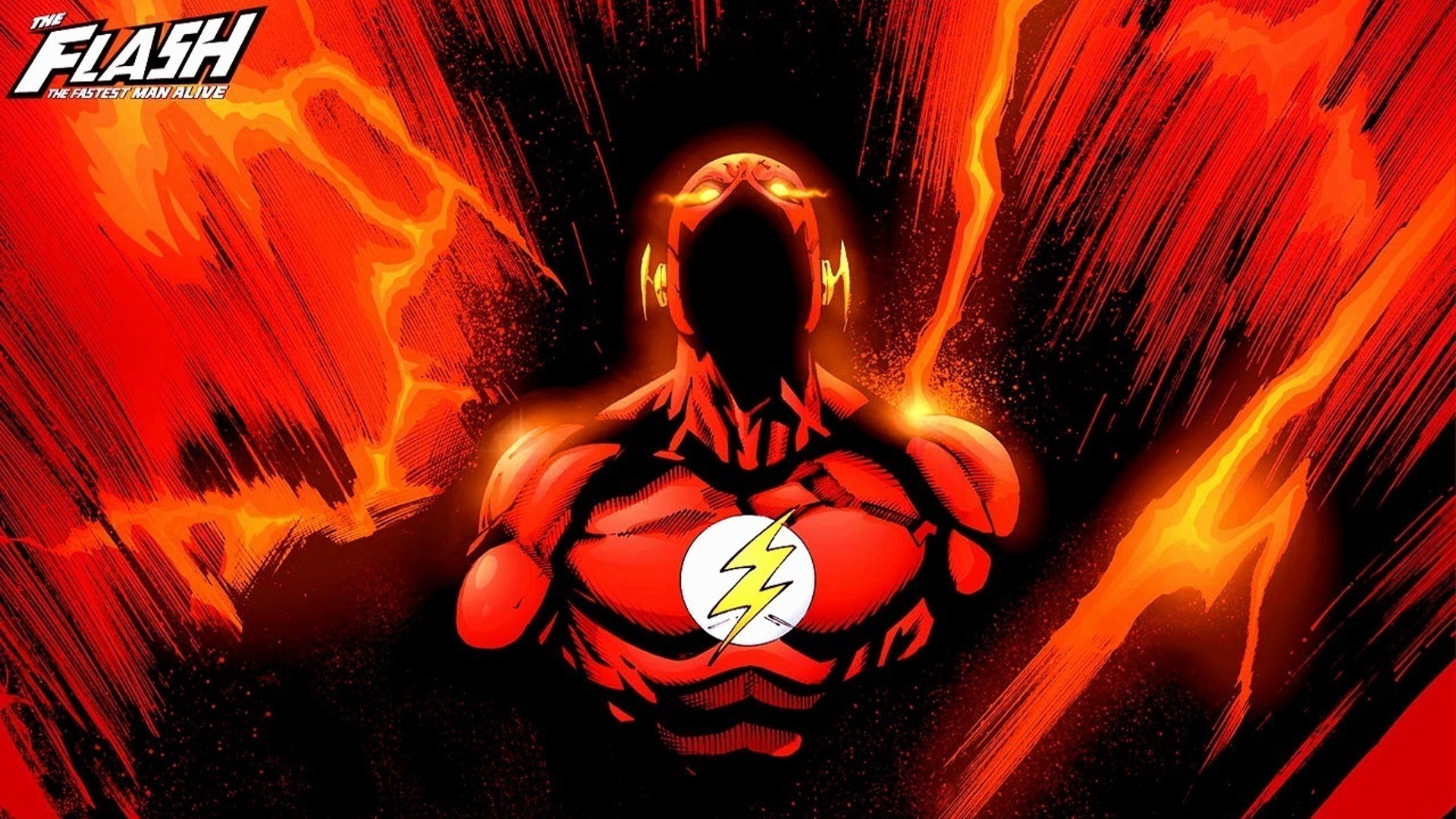 The Flash Red DC Comics Artwork 1920x1080