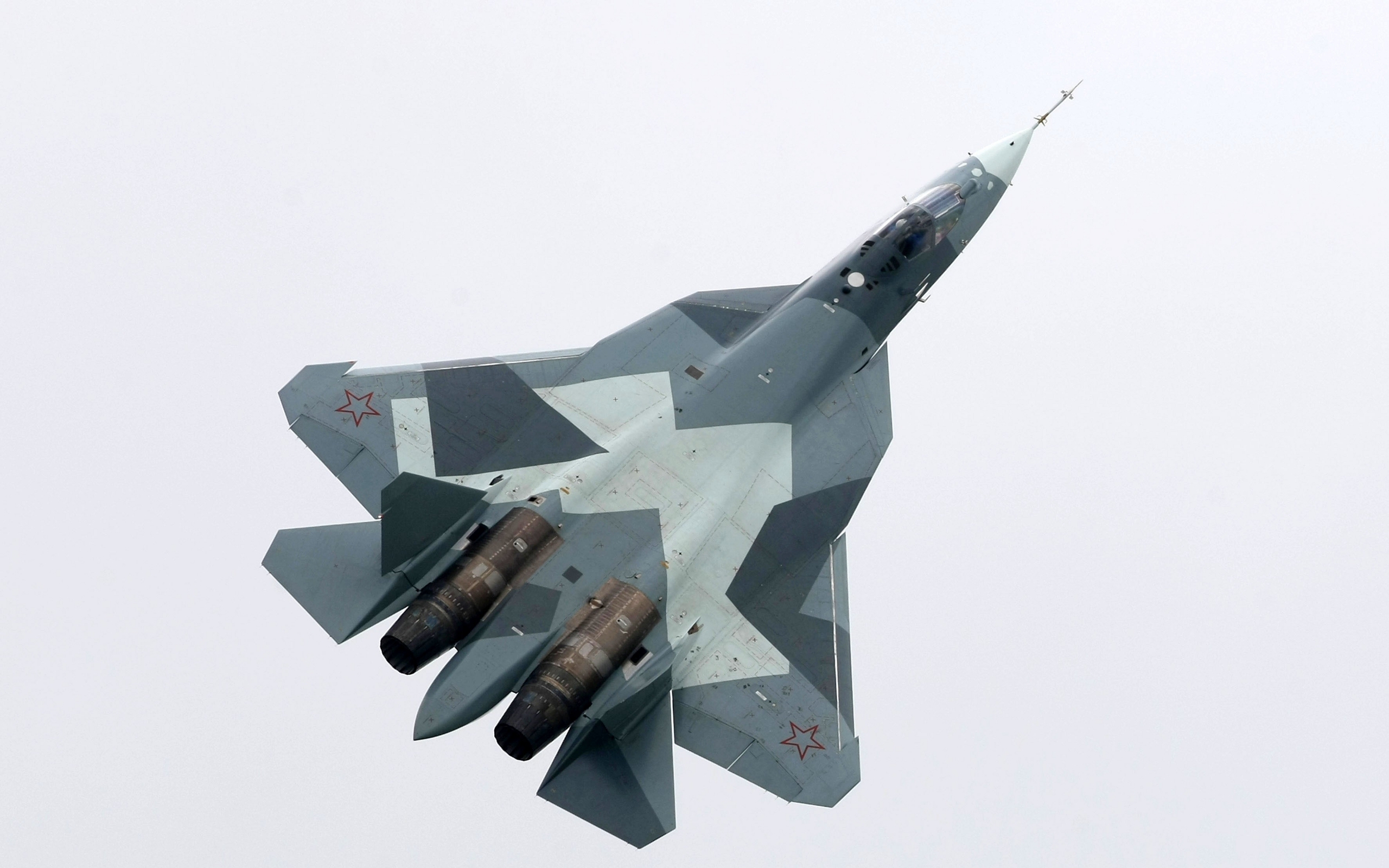 Military Sukhoi Su 57 2560x1600