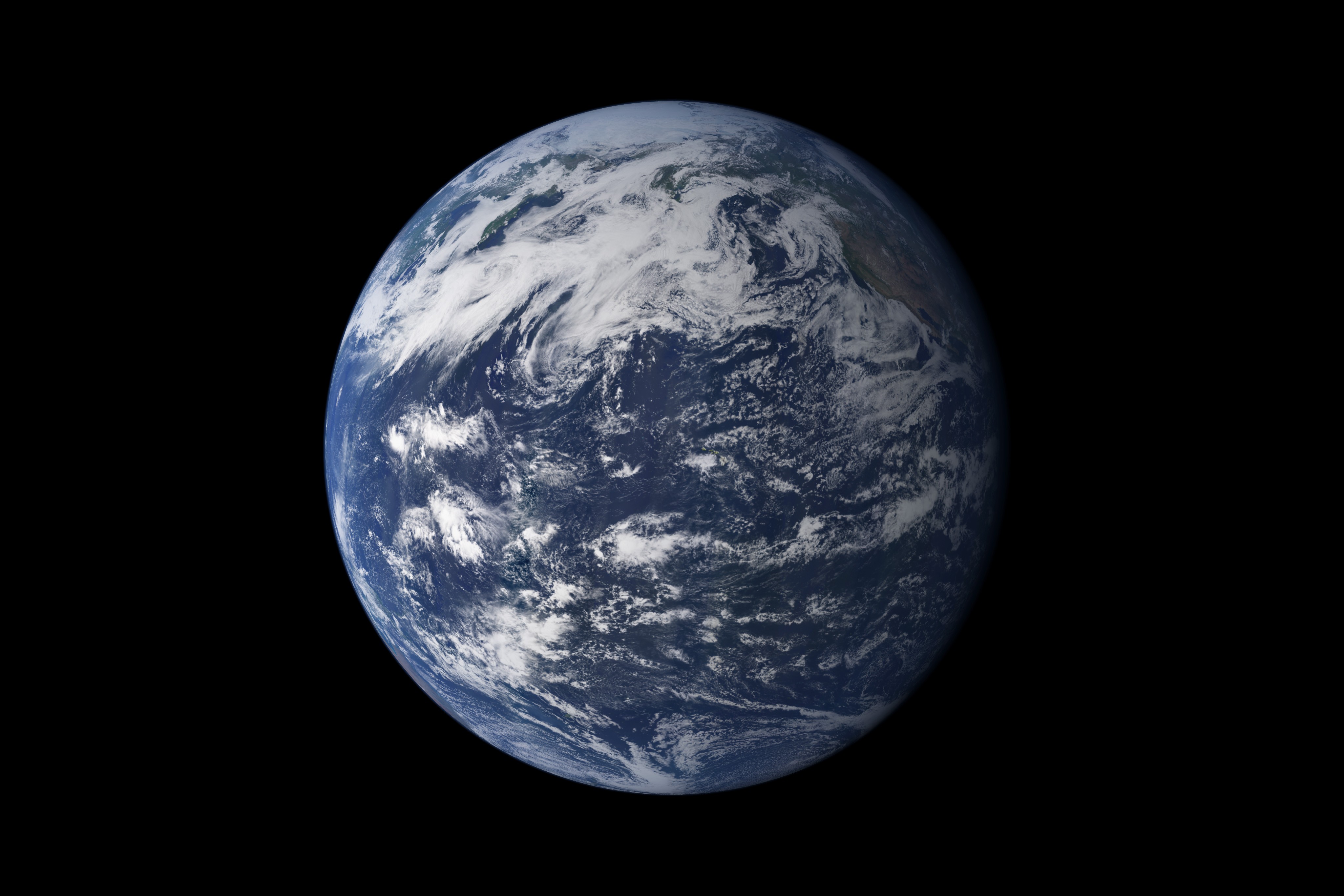 Earth Pacific Ocean Space 4096x2732