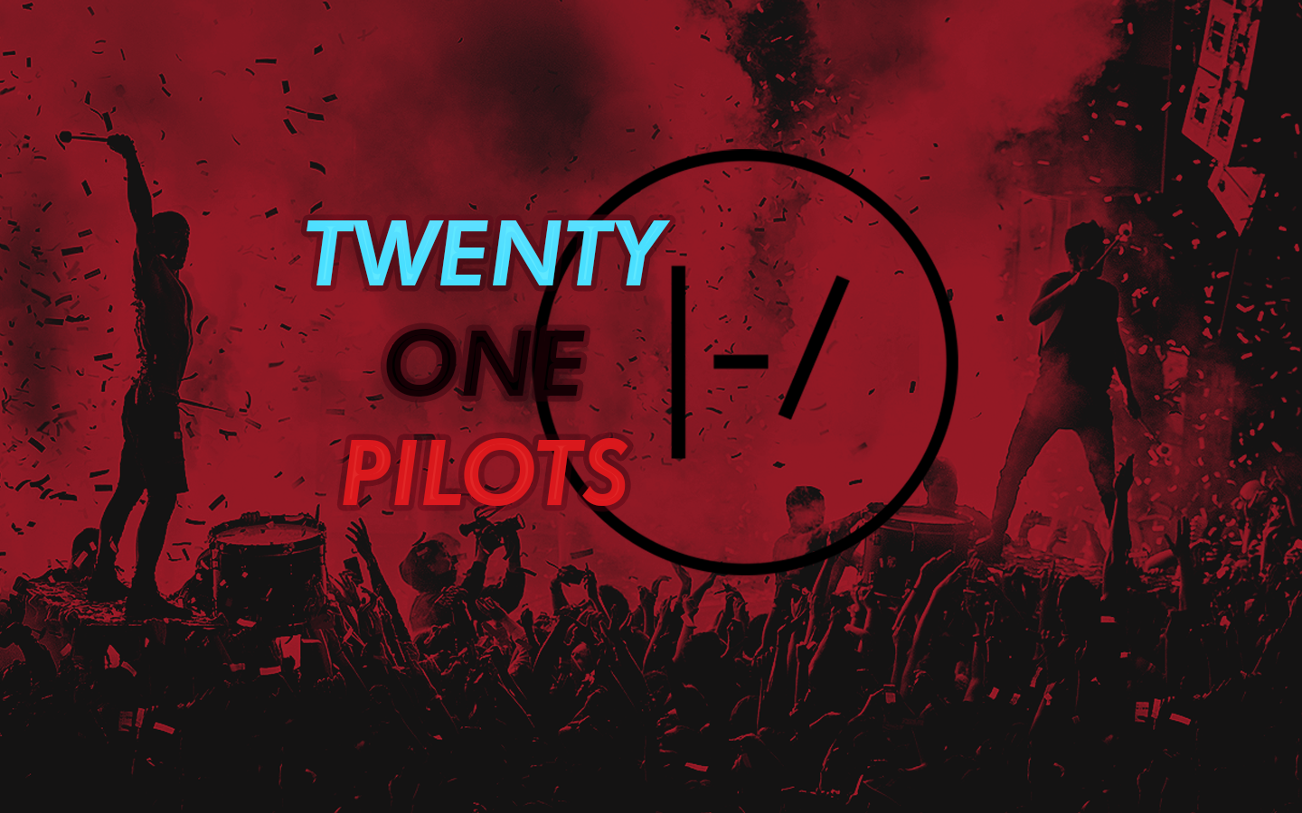 Twenty One Pilots Red Crowds 1440x900
