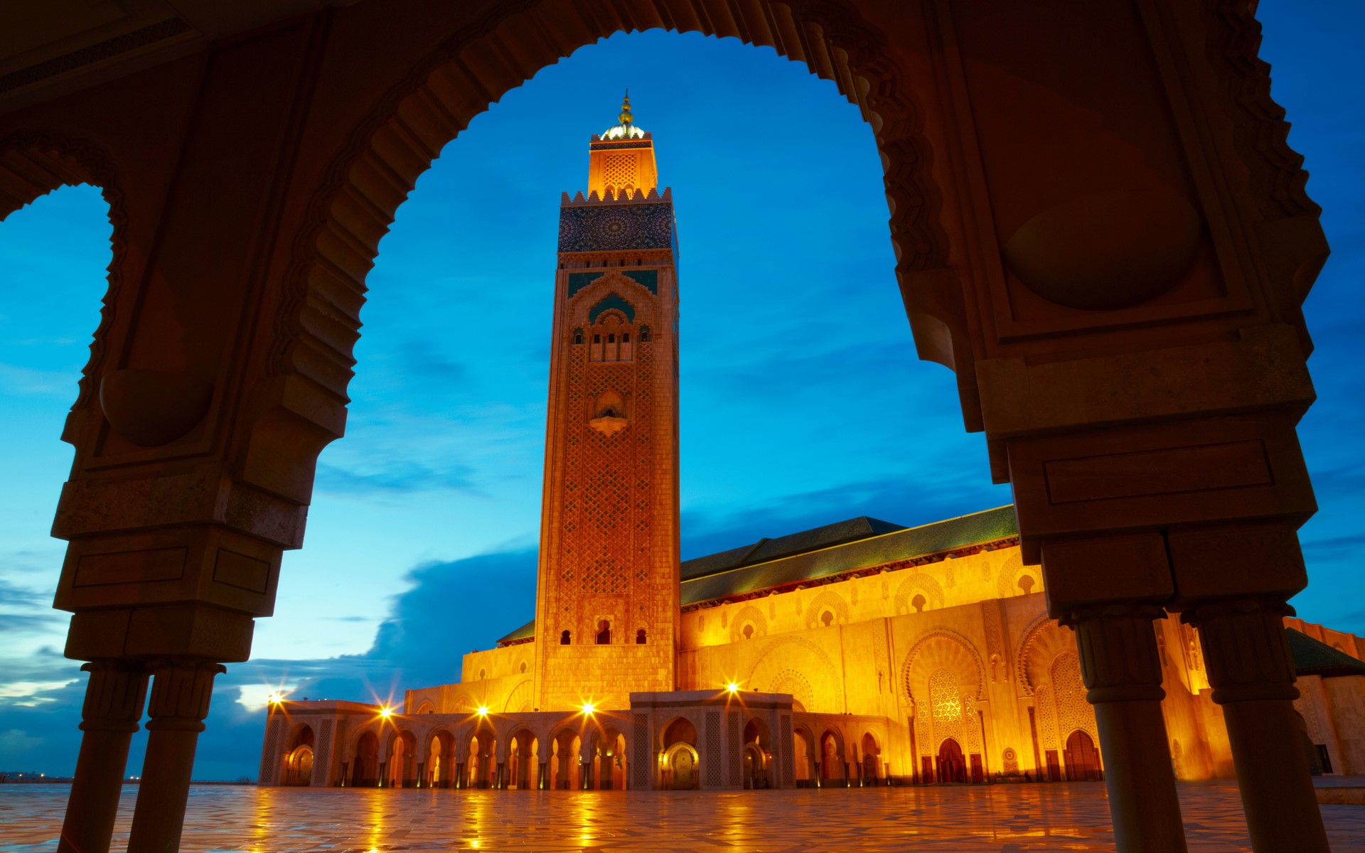 Morocco Hassan Ii Mosque 1920x1200