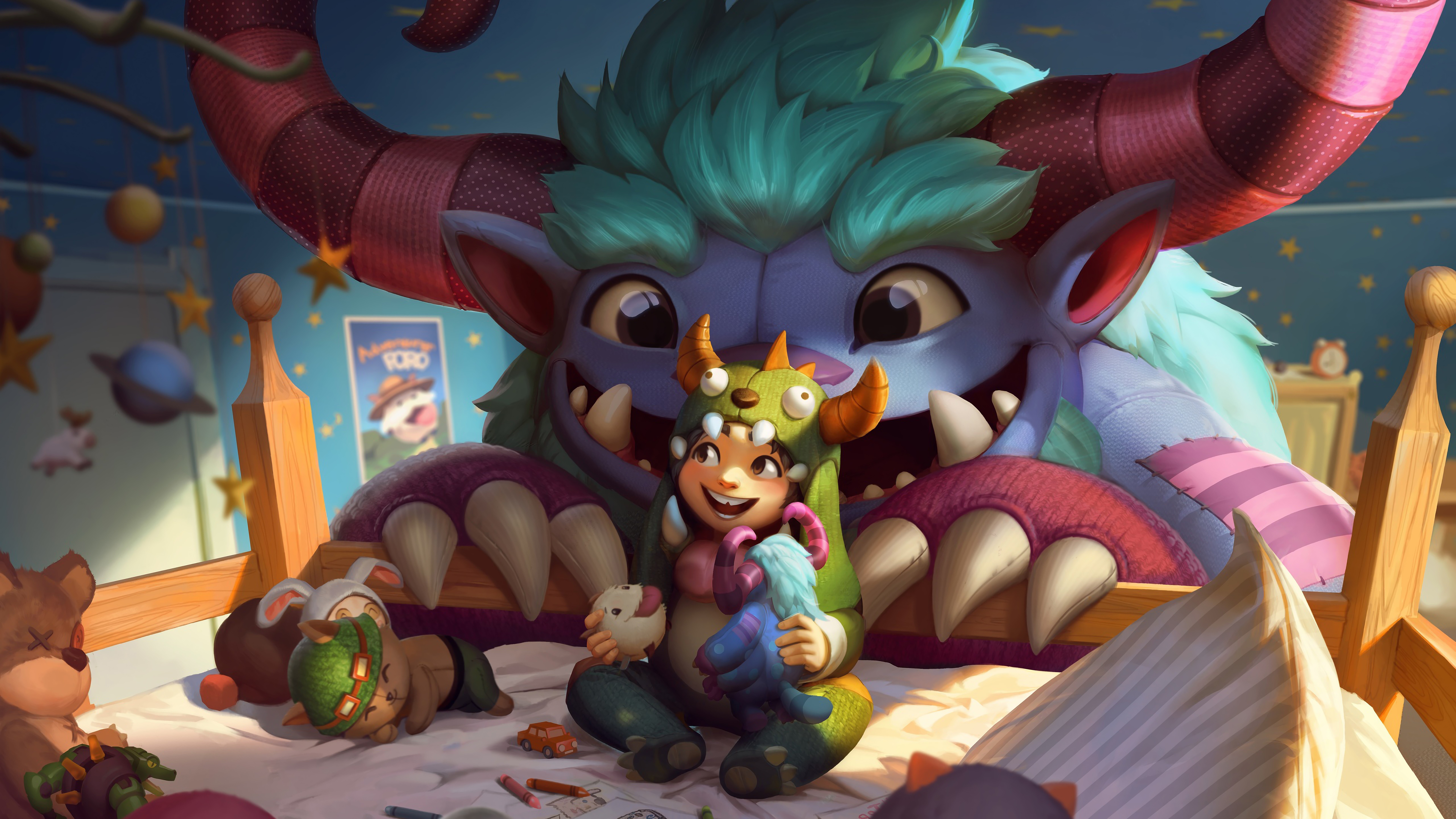 League Of Legends Nunu PC Gaming Nunu Willump 7680x4320