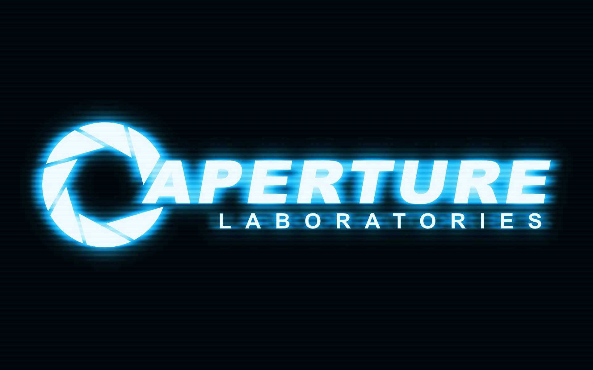 Aperture Laboratories Portal Game Portal 2 Video Games Cyan 1920x1200