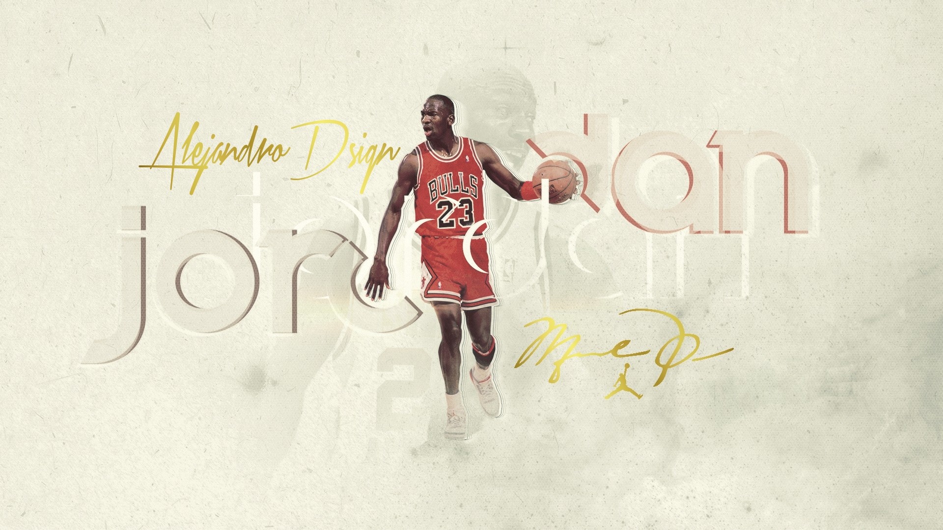 Michael Jordan Basketball Text Watermarked 1920x1080