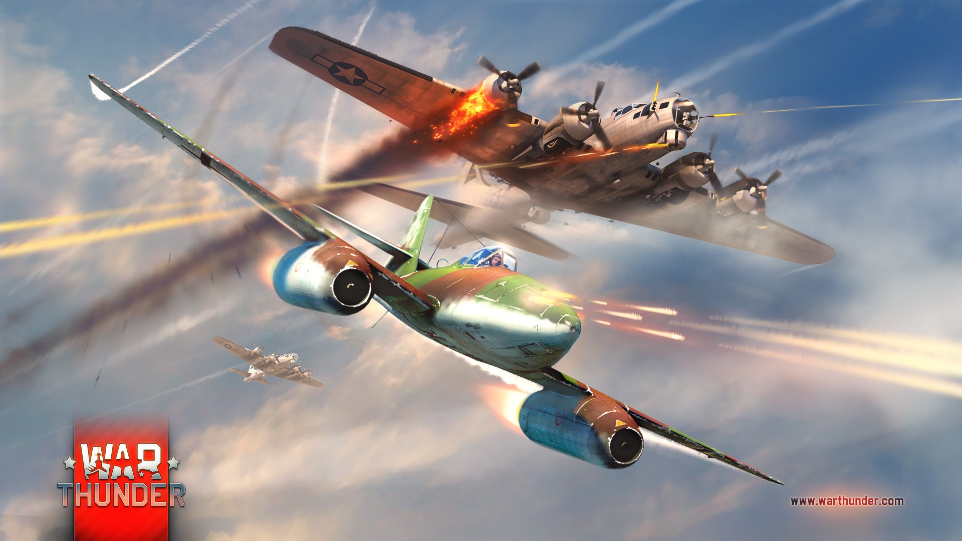 War Thunder Gaijin Entertainment Airplane Boeing Me262 Video Games 1920x1080