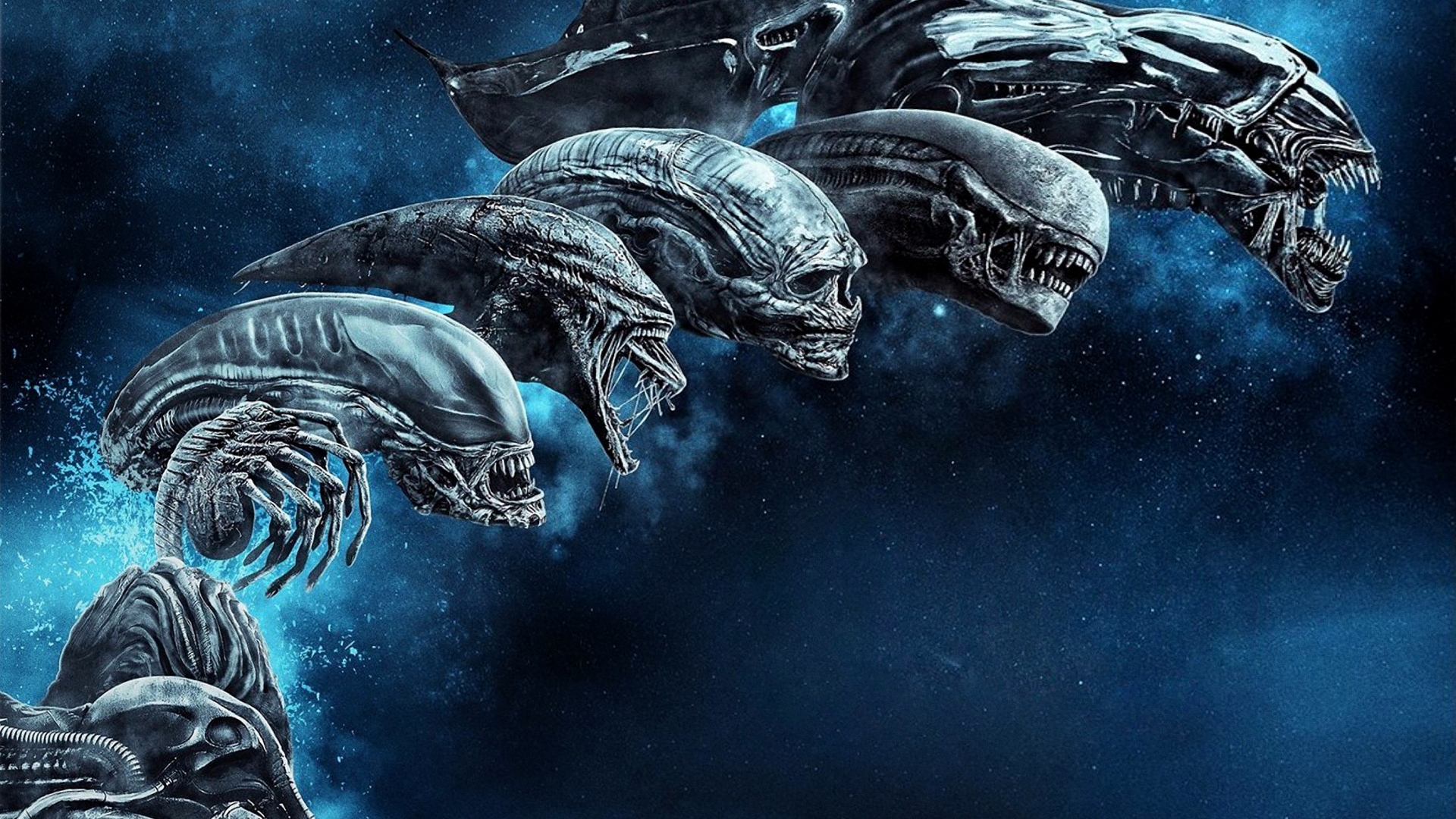 Alien Movie Prometheus Movie Facehugger Xenomorph Engineer Alien Covenant Galaxy Science Fiction Hor 1920x1080