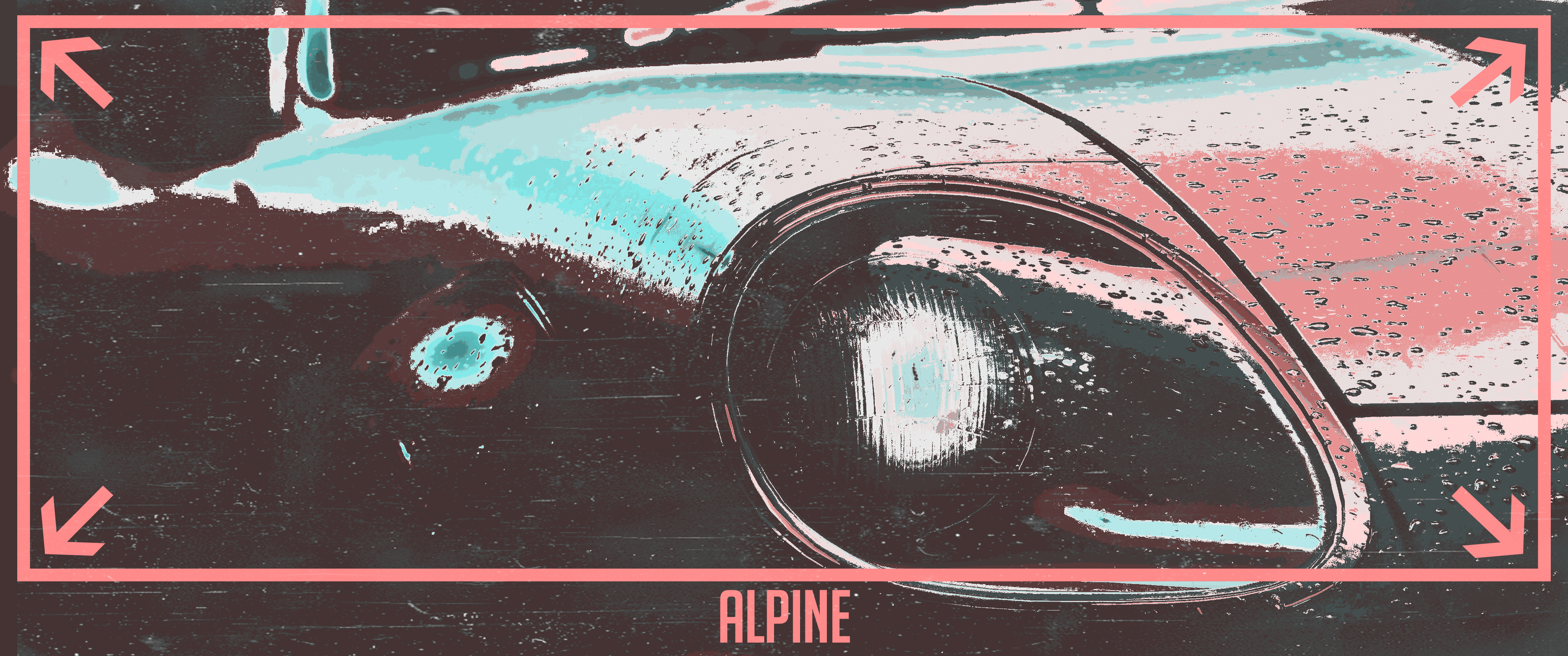 Alpine Vision Digital Art Car Vehicle Sports Car Supercars 4096x1714