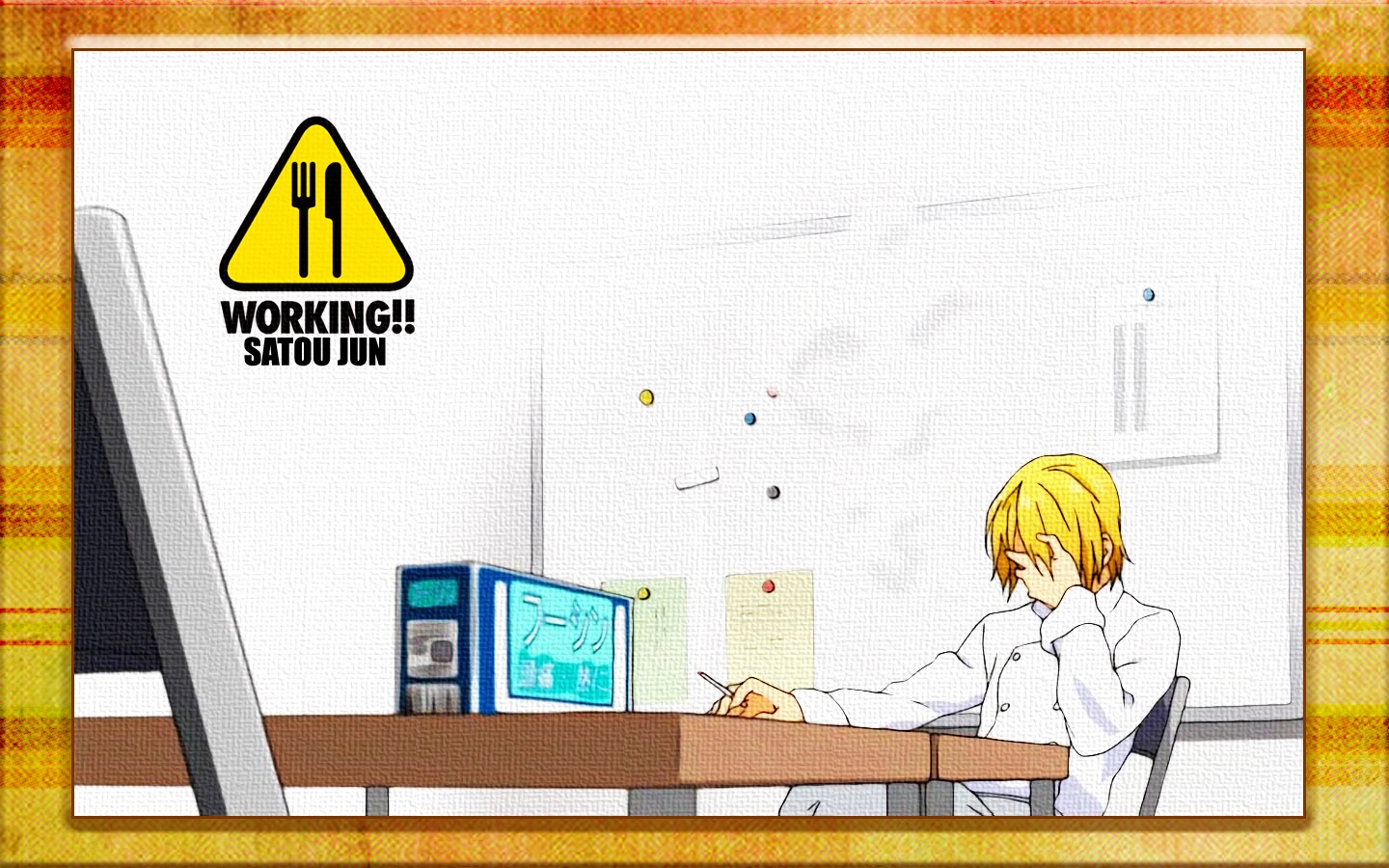 Working Satou Jun Anime Boys Anime 1440x900