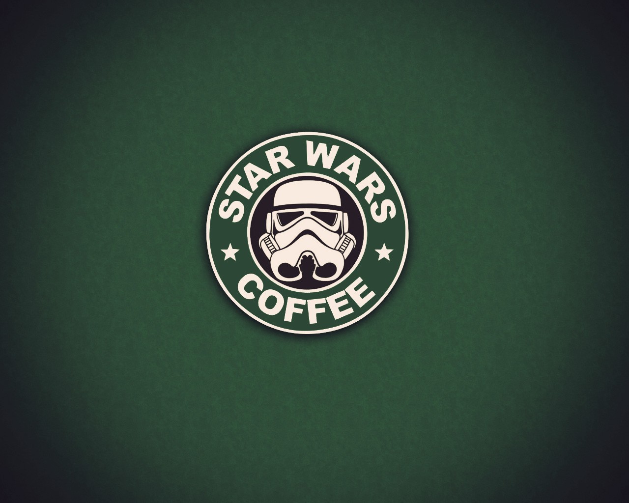 Star Wars Starbucks Logo Artwork 1280x1024