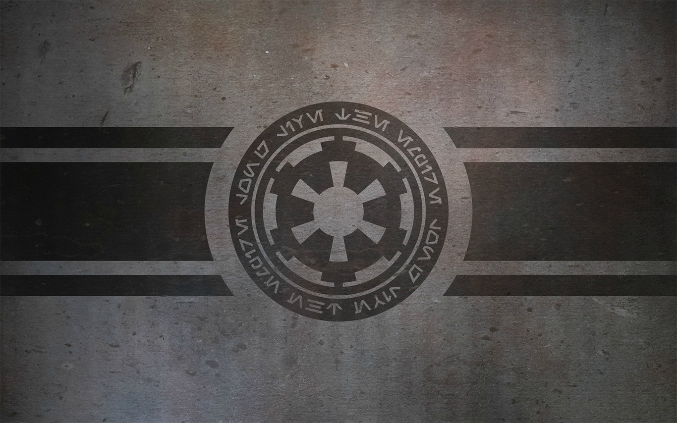 Galactic Empire Logo Digital Art Science Fiction Star Wars 1366x854