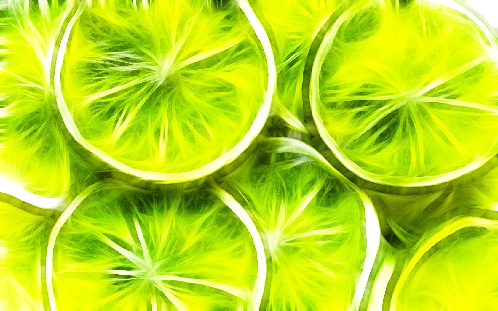 Lemons Limes Fruit Trippy 1680x1050