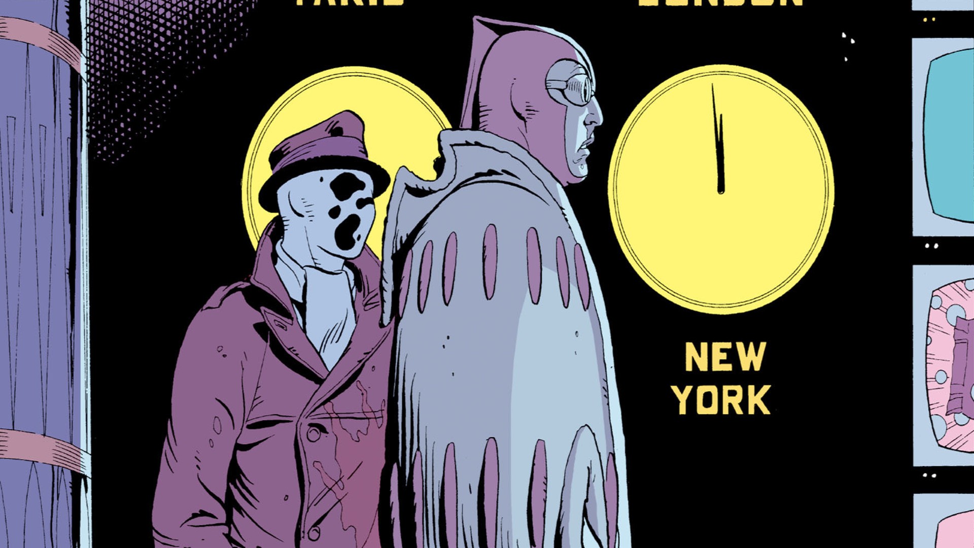 Watchmen Comics Rorschach Nite Owl 1920x1080