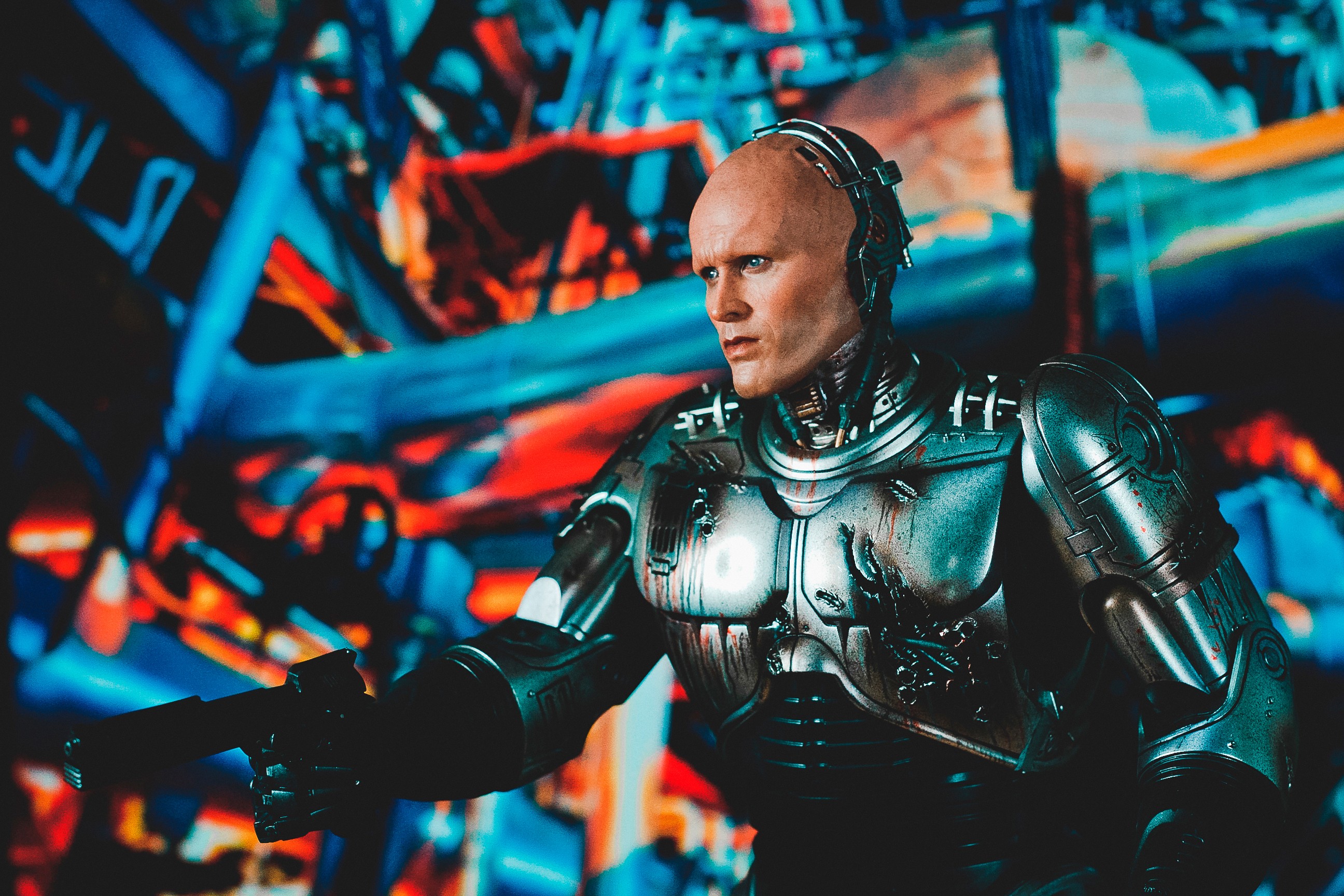 RoboCop Peter Weller Cyborg Movies 2592x1728