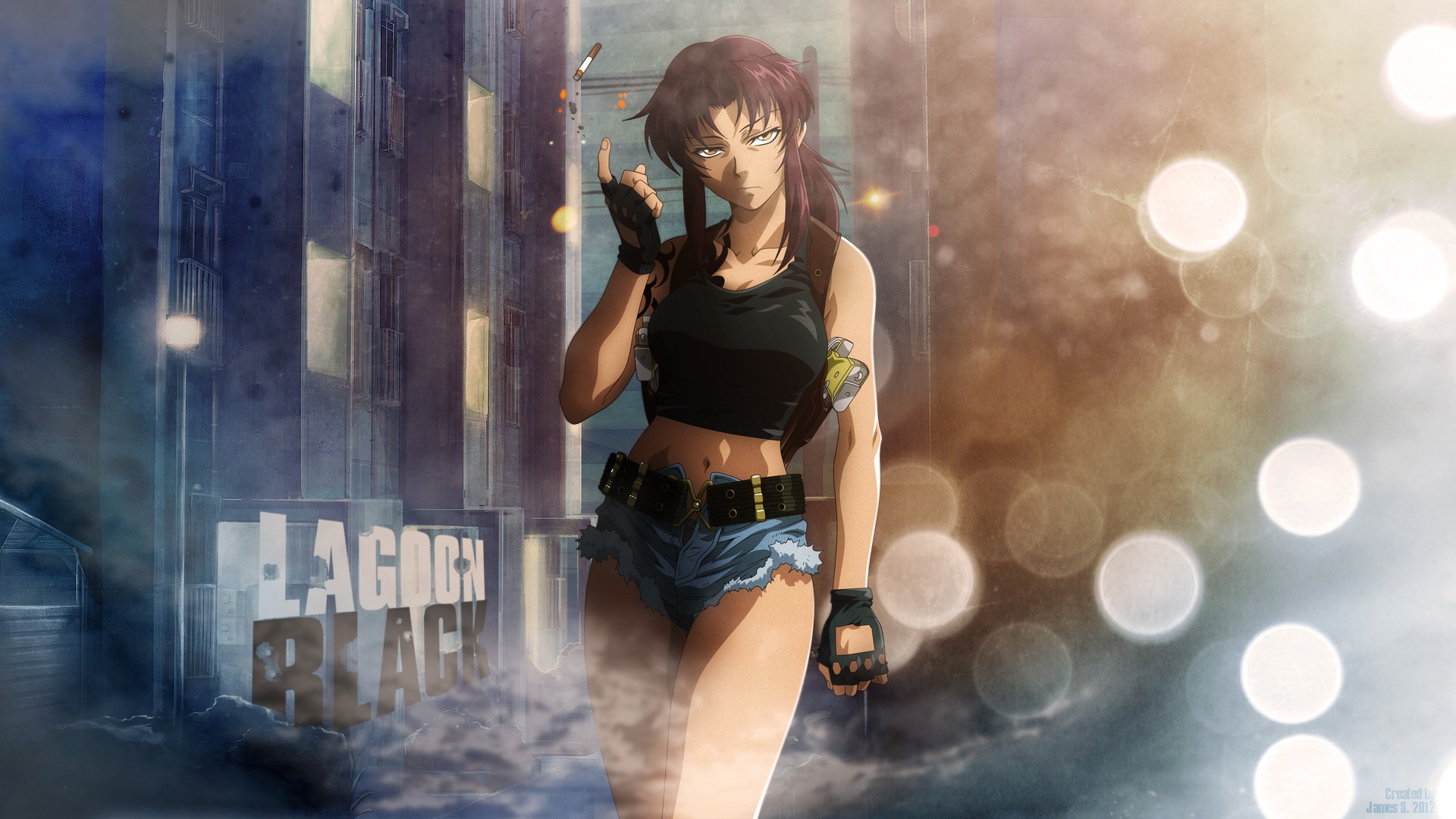 Anime Black Lagoon Revy 1920x1080