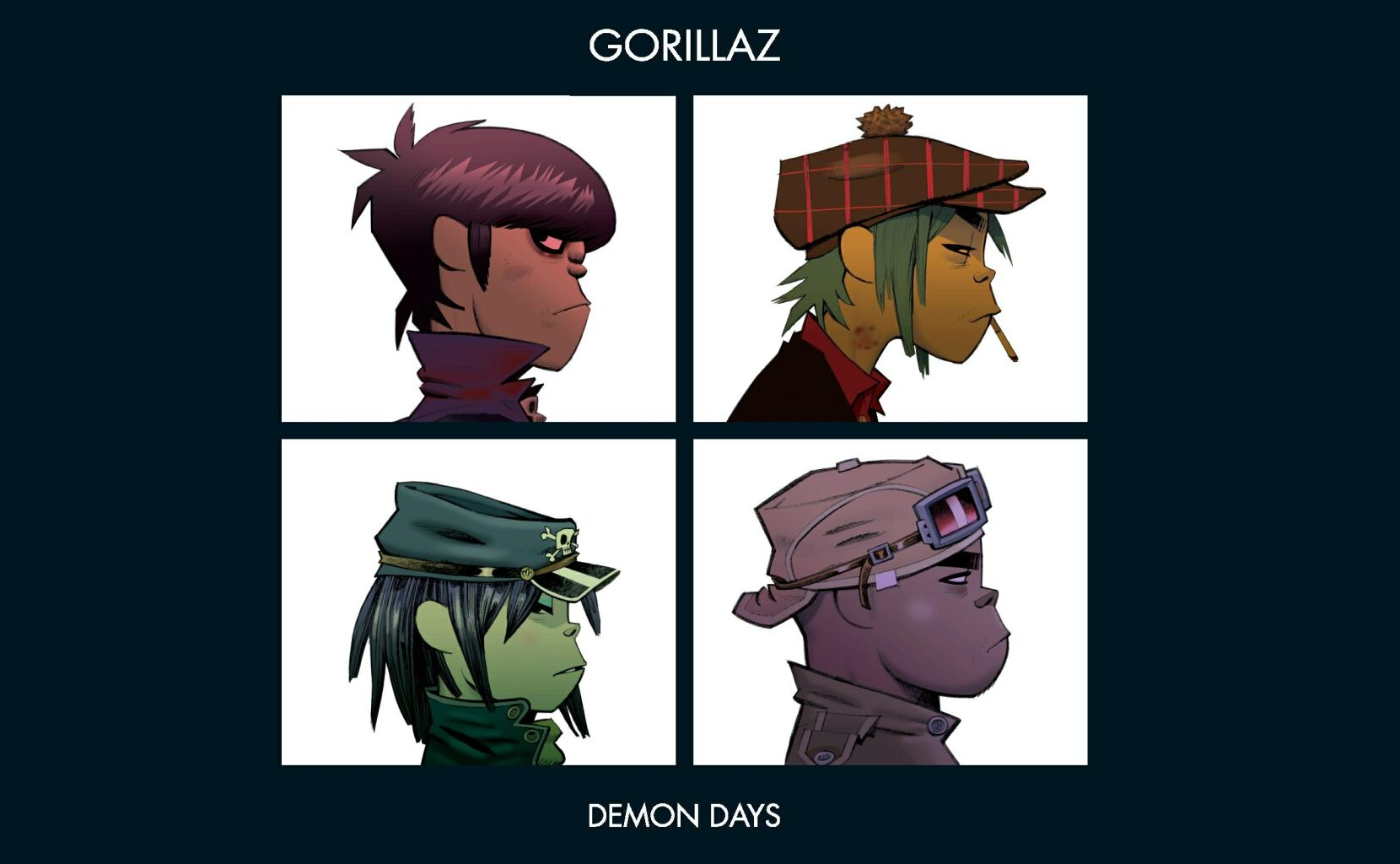 Music Gorillaz Album Covers Demon Days 1660x1024