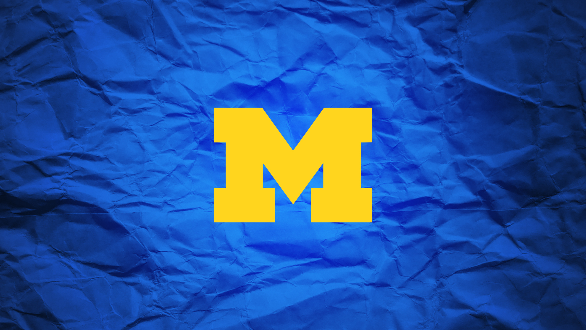 Blue Michigan Blue Background Letter 1920x1080
