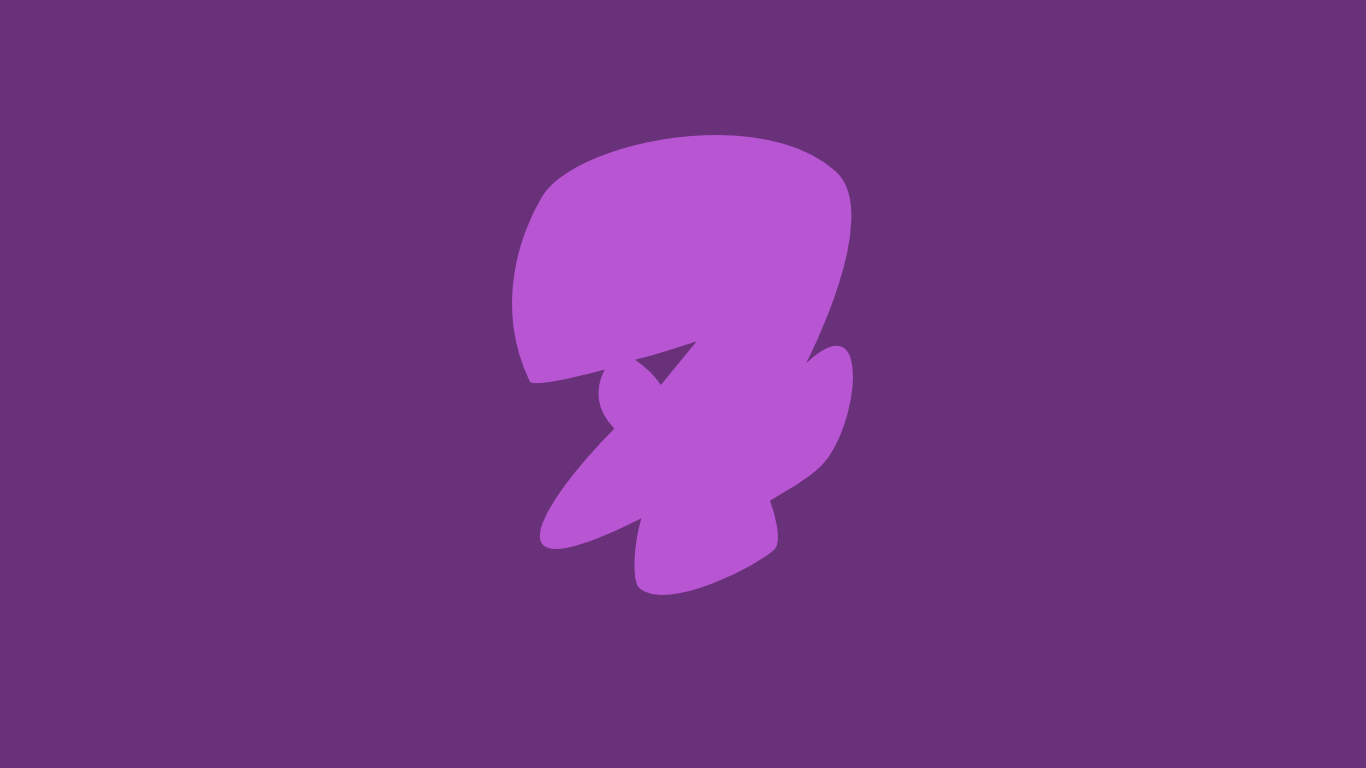 Kill La Kill Harime Nui Purple Purple Background Minimalism Shapes 1366x768