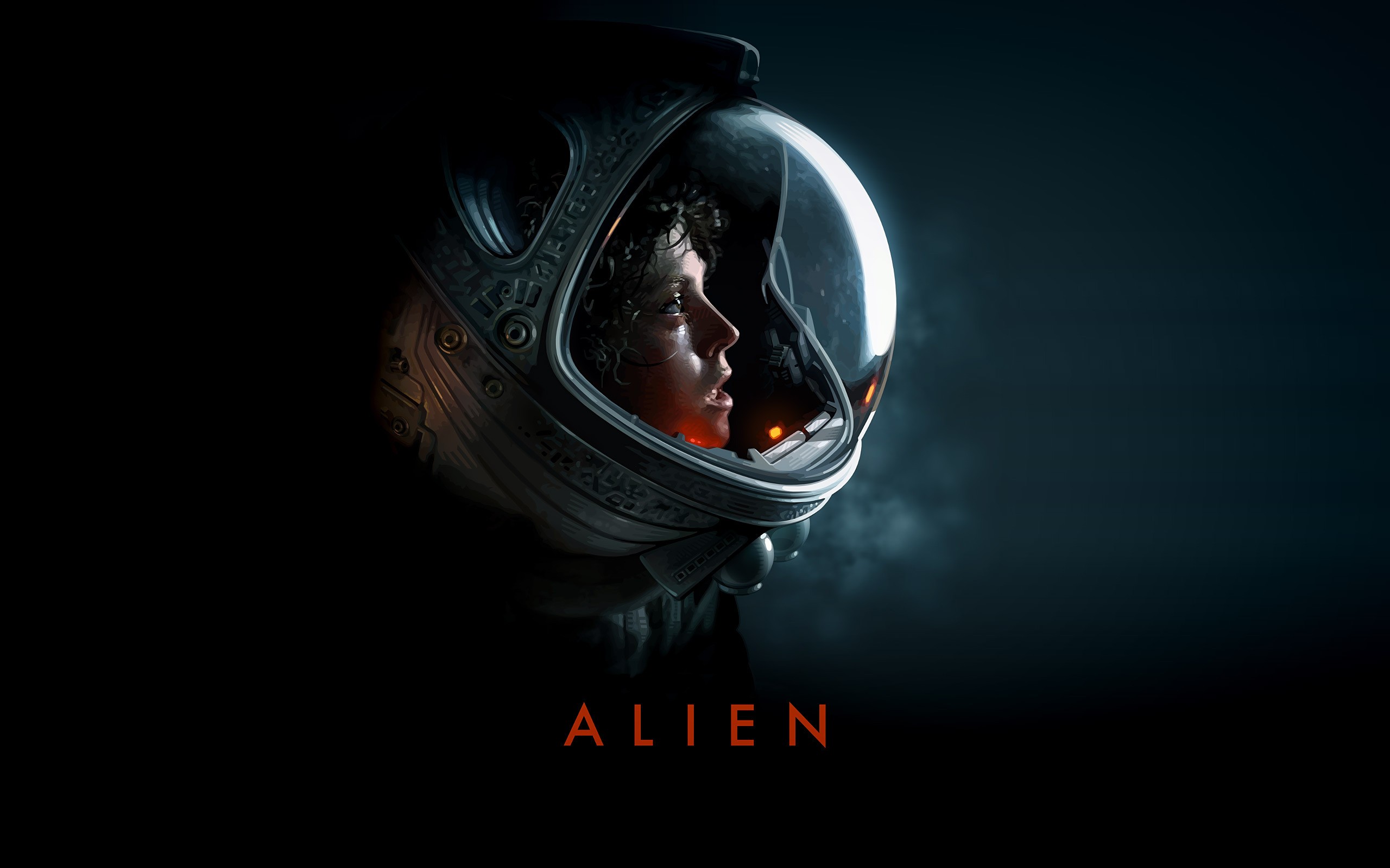 Aliens Alien Movie Sigourney Weaver Ellen Ripley Artwork Science Fiction Space Suit Movies Horror 2560x1600