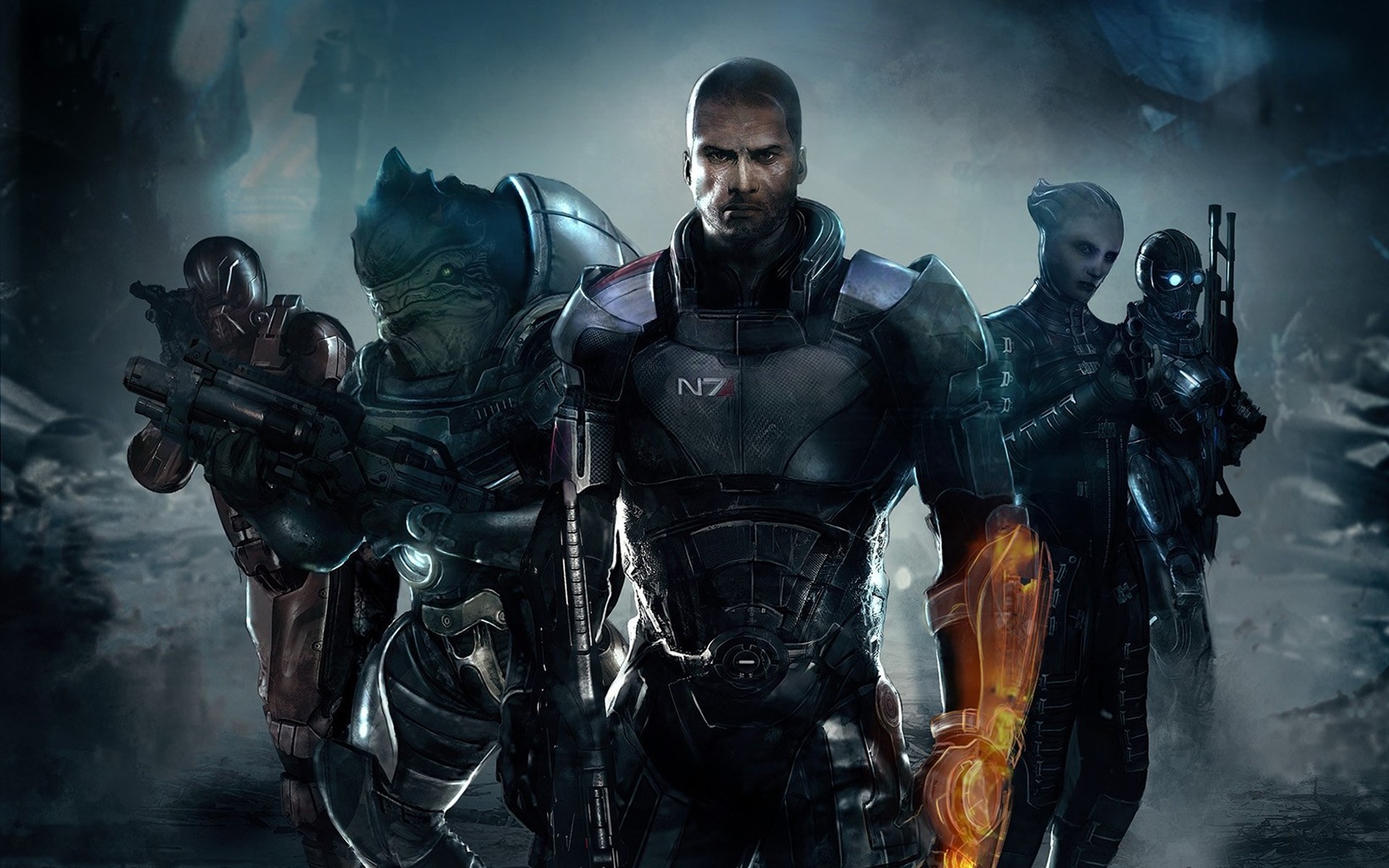Bioware Mass Effect Video Games Commander Shepard 1920x1200