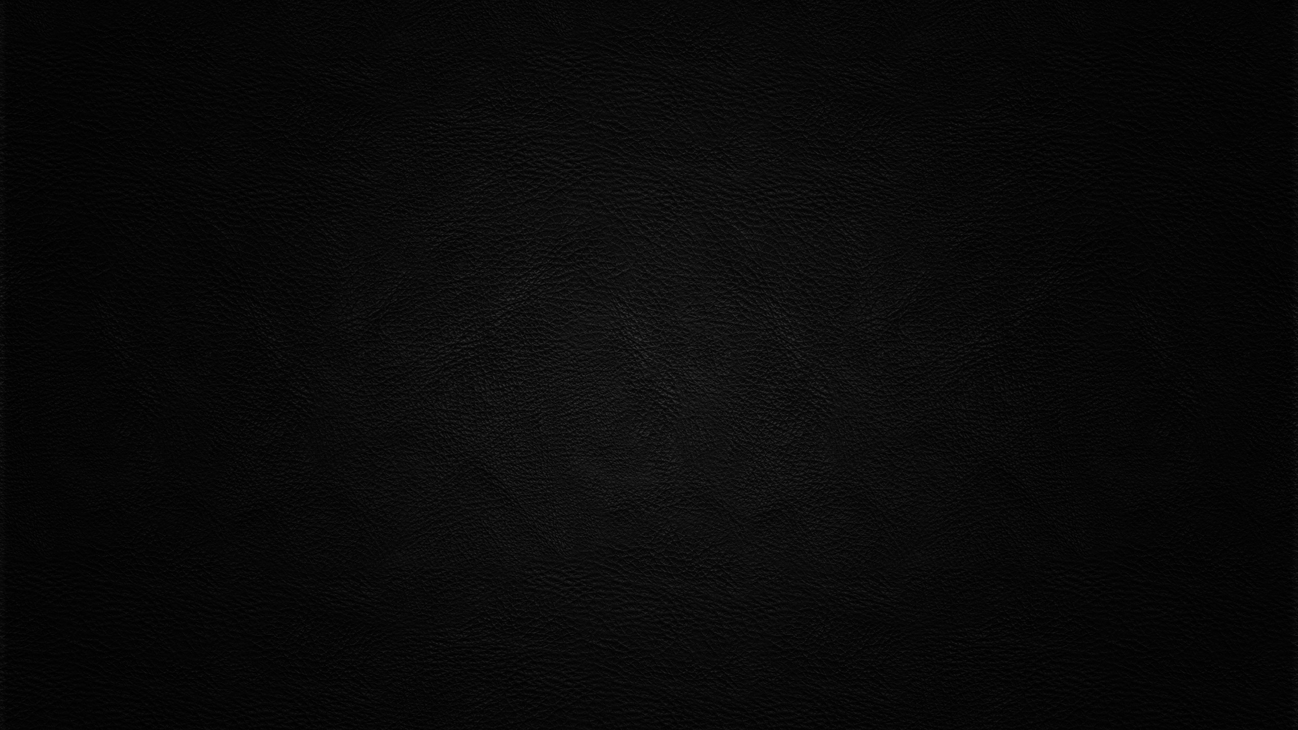 Textured Dark Black Leather 2560x1440