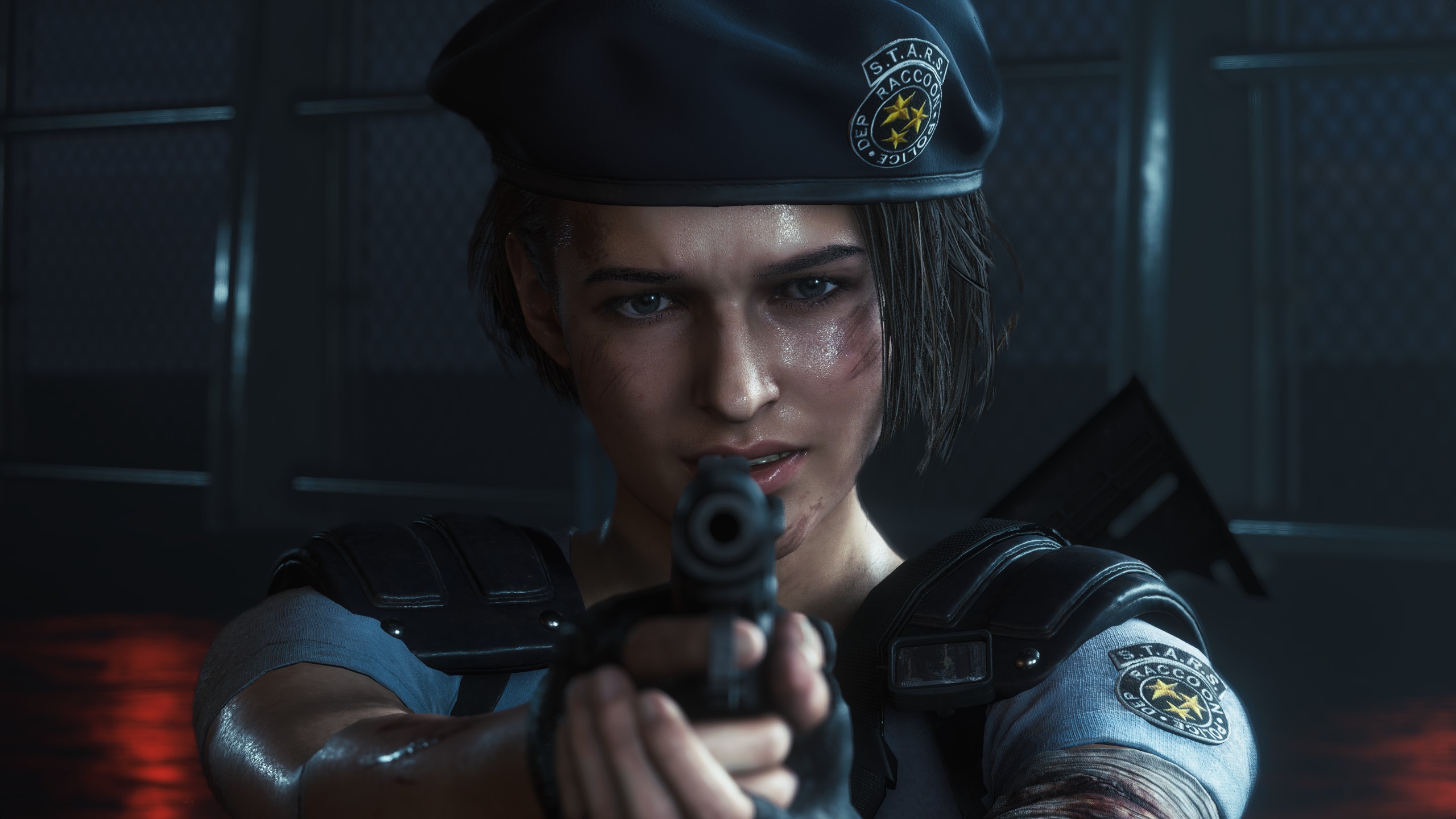 Resident Evil 3 Resident Evil Jill Valentine Video Games PC Gaming Capcom S T A R S Frontal View Res 2560x1440