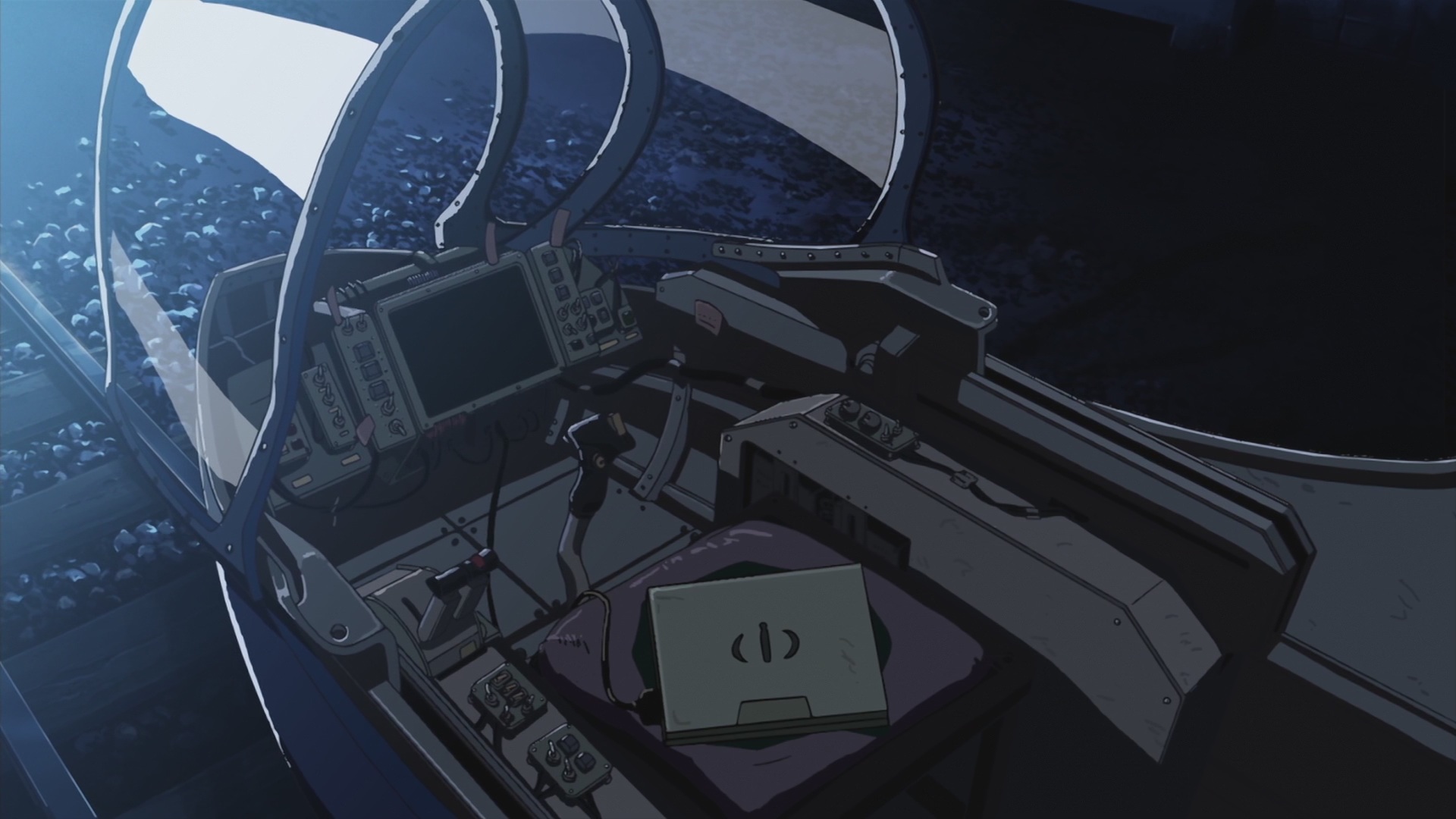Anime Cockpit Ship 1920x1080