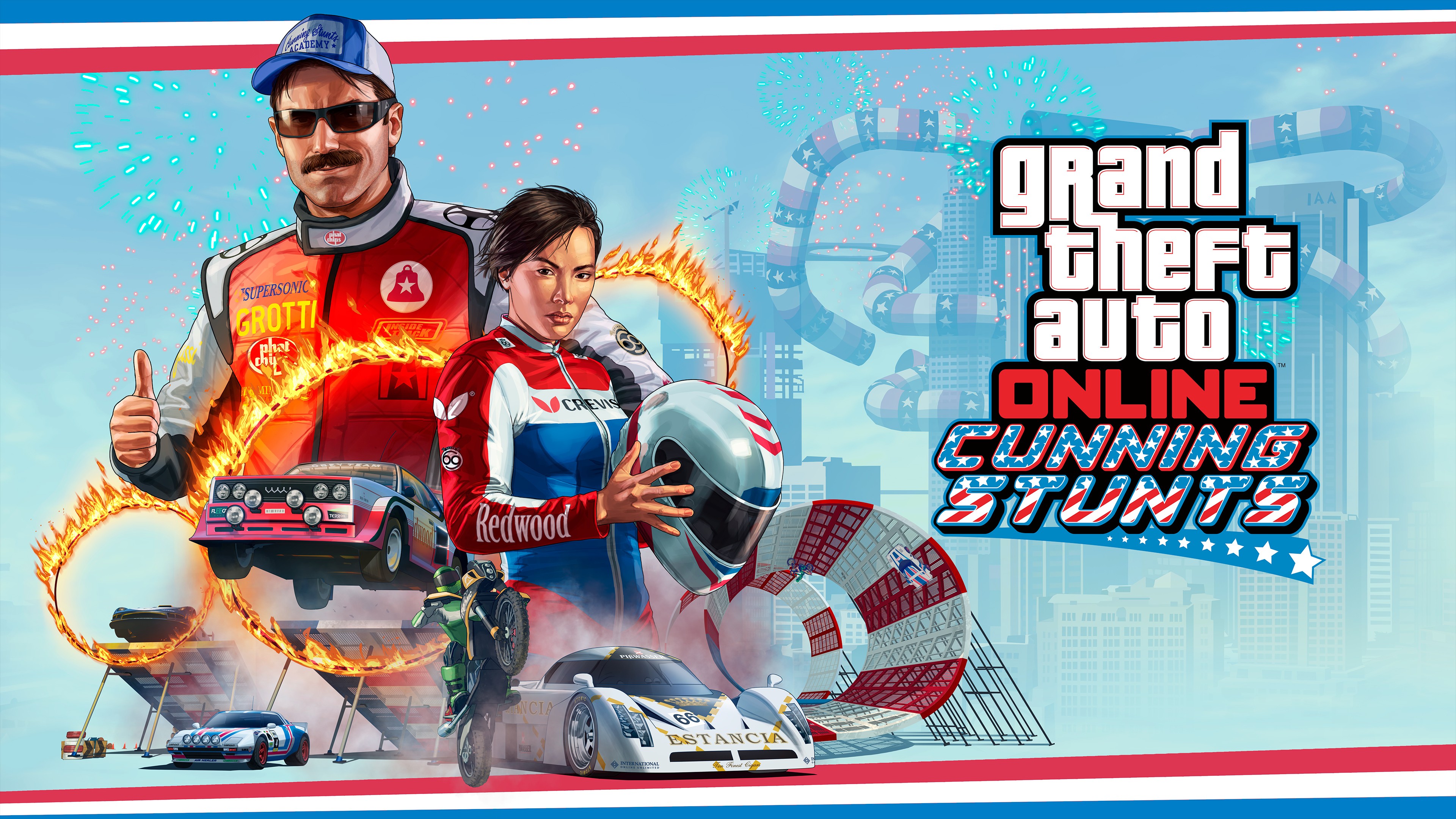 Rockstar Games Grand Theft Auto V Online Grand Theft Auto V PC Grand Theft Auto V Race Cars Stunts G 3840x2160
