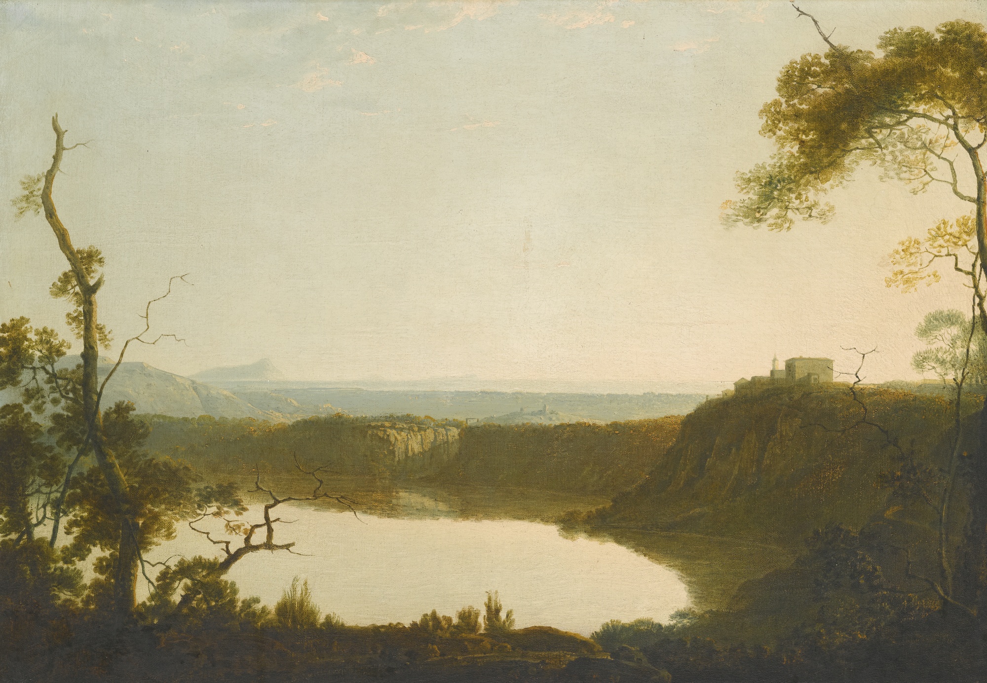 Joseph Wright Classic Art Landscape Painting 2000x1385