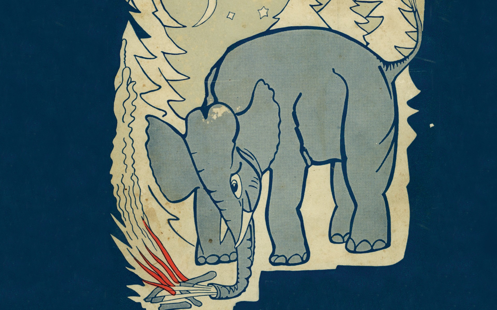 Animals Elephant Artwork Phil Elverum The Microphones The Glow Pt 2 1920x1200