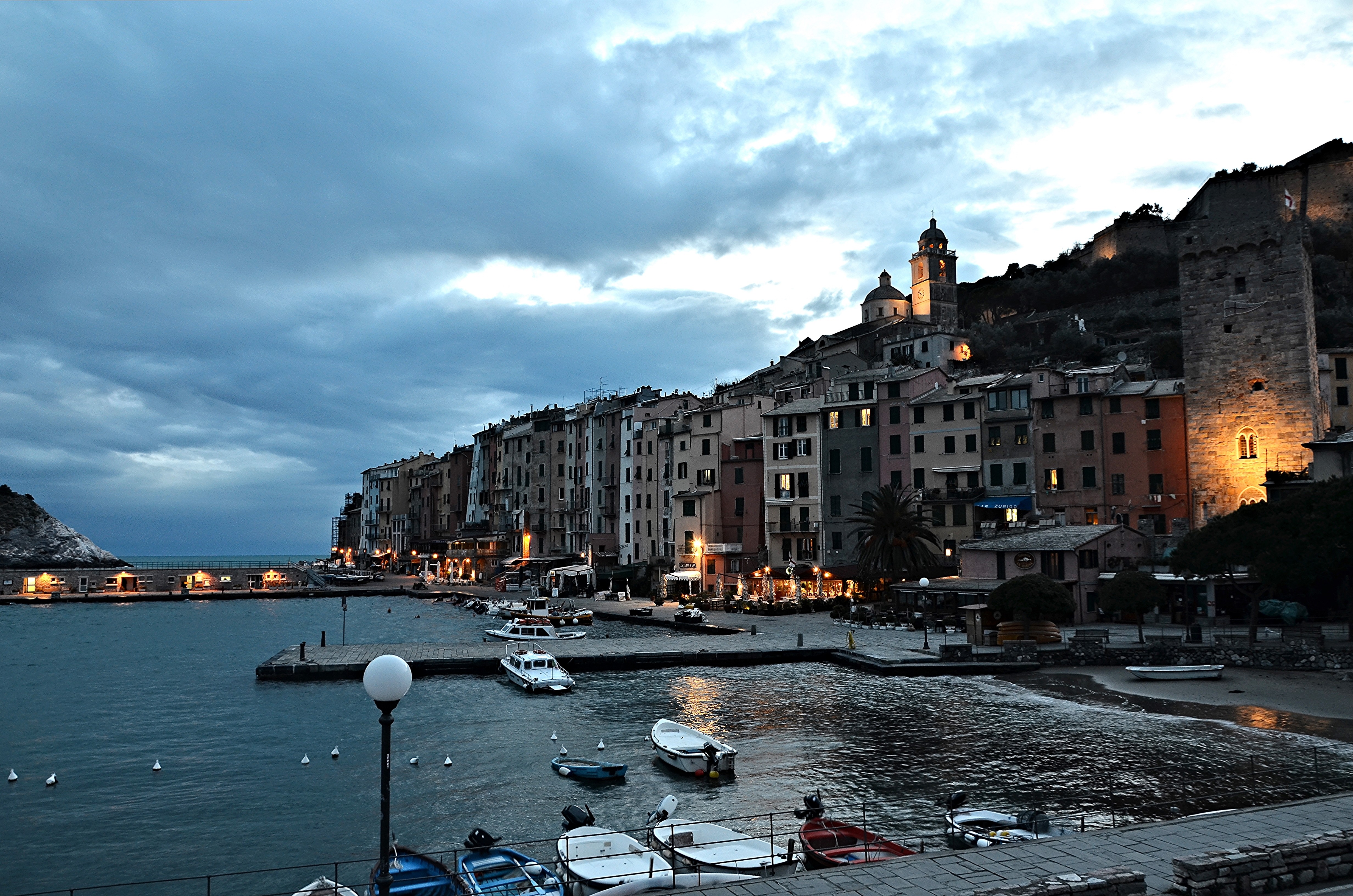 Boat Ports City Cityscape Bay Mediterranean 4928x3264