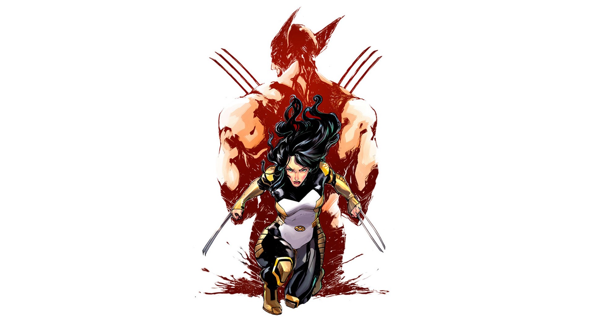 X 23 Marvel Comics Comics Wolverine Laura Kinney Superheroines Mutant X Men Artwork Blades 1920x1080