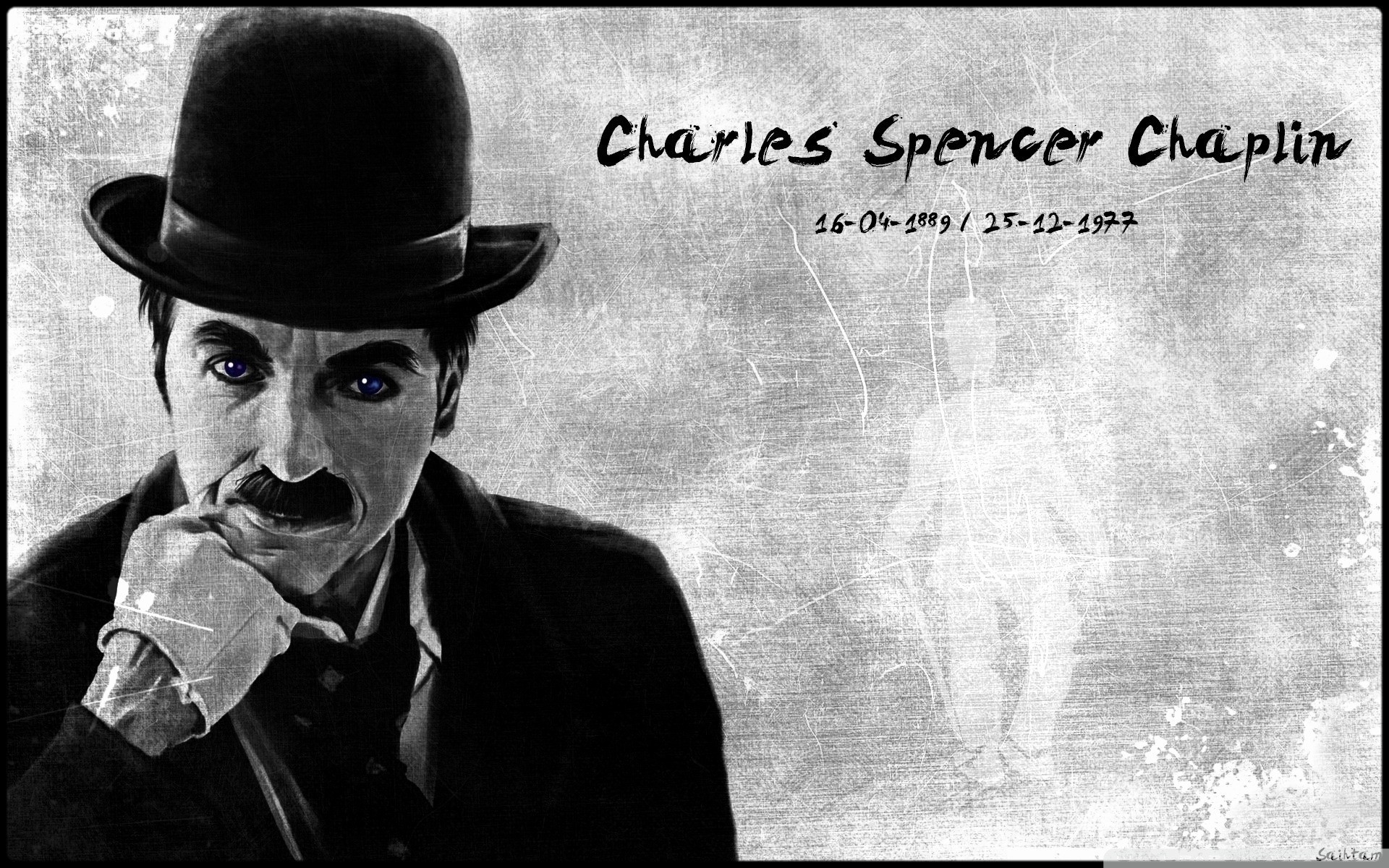 Charlie Chaplin The Tramp Modern Times 1920x1200