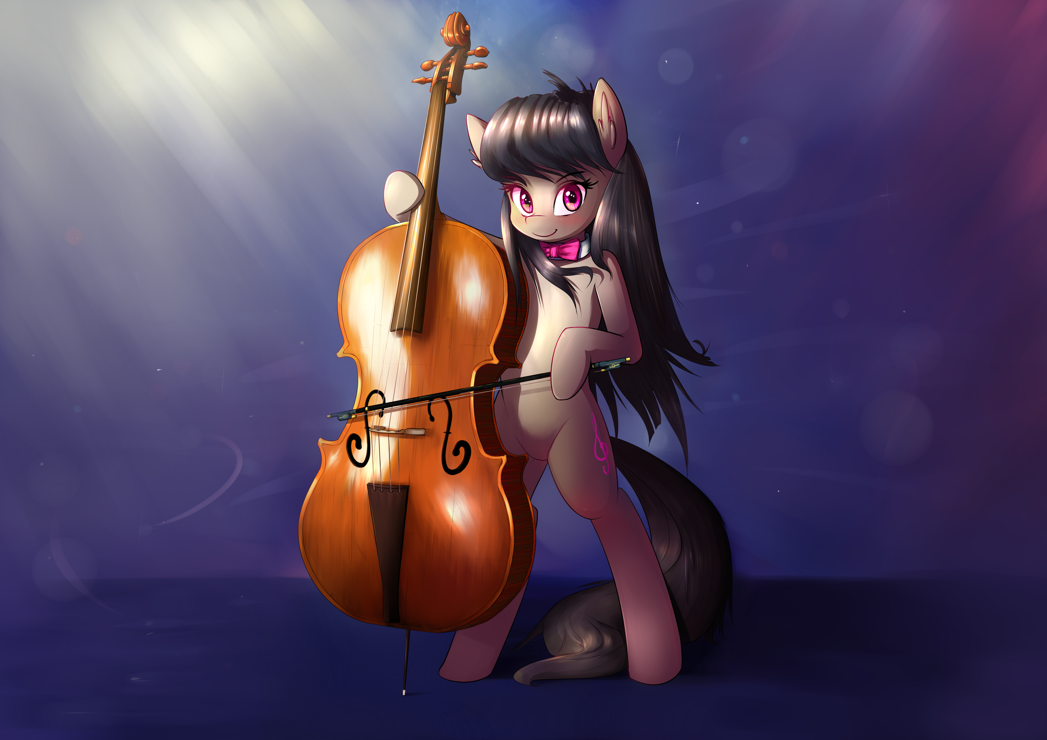 My Little Pony Mlp Fim Octavia Violin 3507x2480