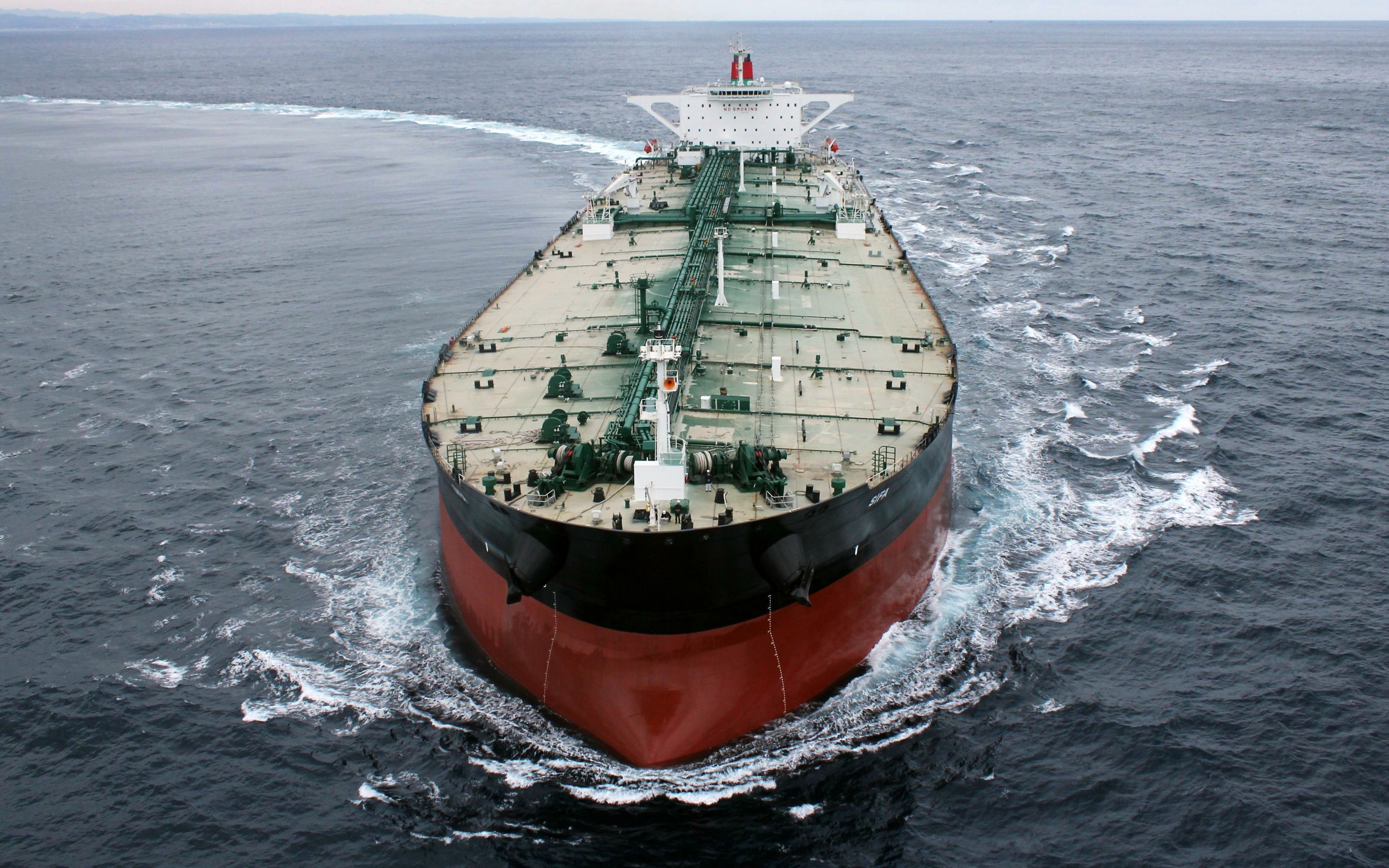 Ship Oil Tanker Vehicle Sea 2880x1800