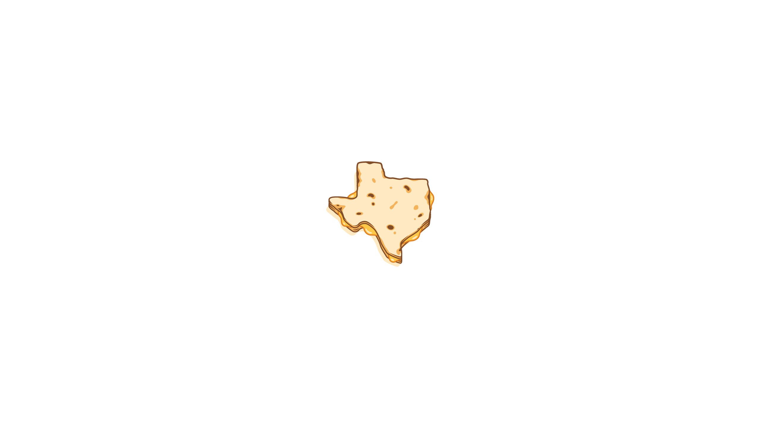 Illustration White Background Texas Food Minimalism Cheese 2560x1440