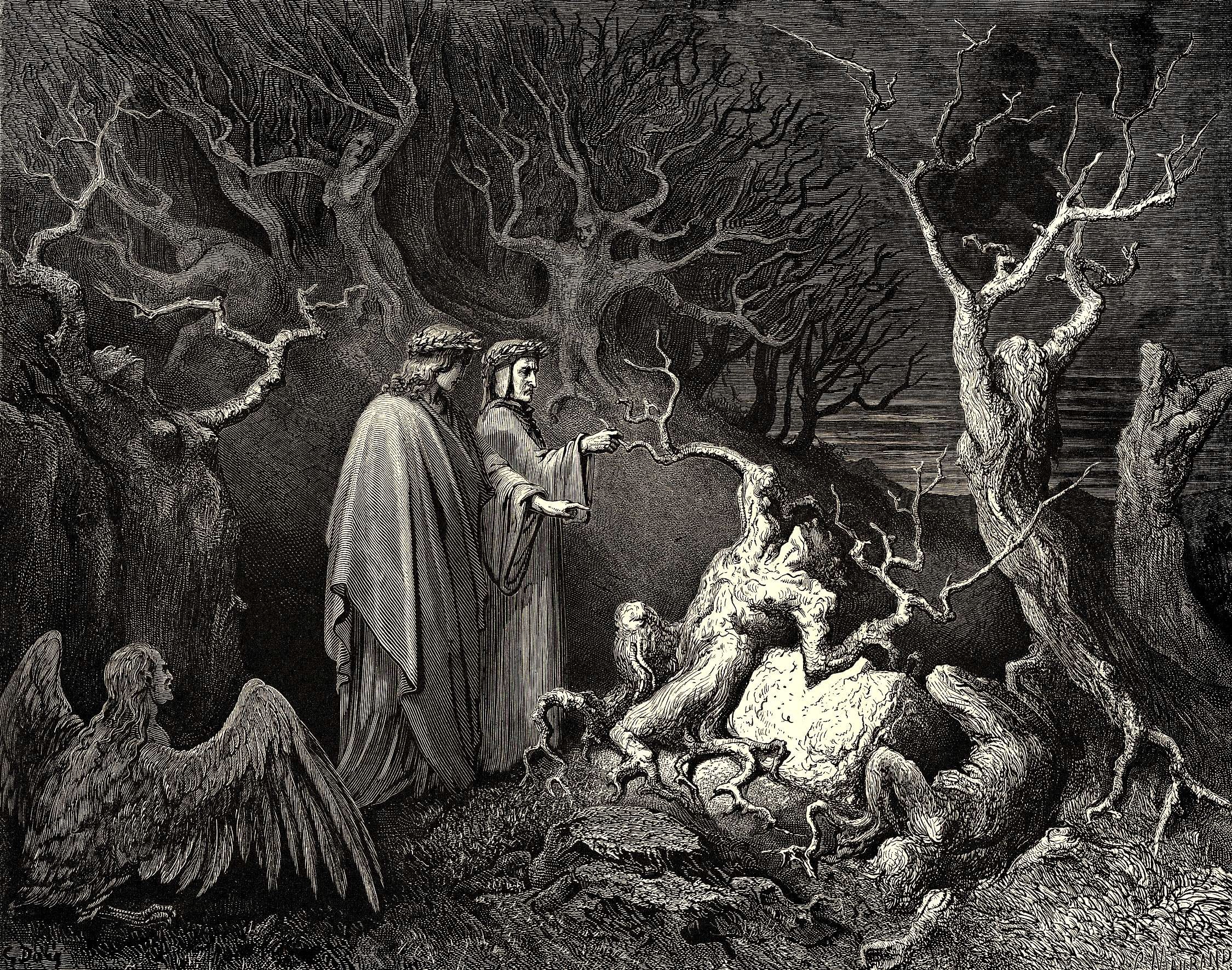 The Divine Comedy Dantes Inferno Dante Alighieri Gustave Dore Classic Art Lithograph 2249x1771