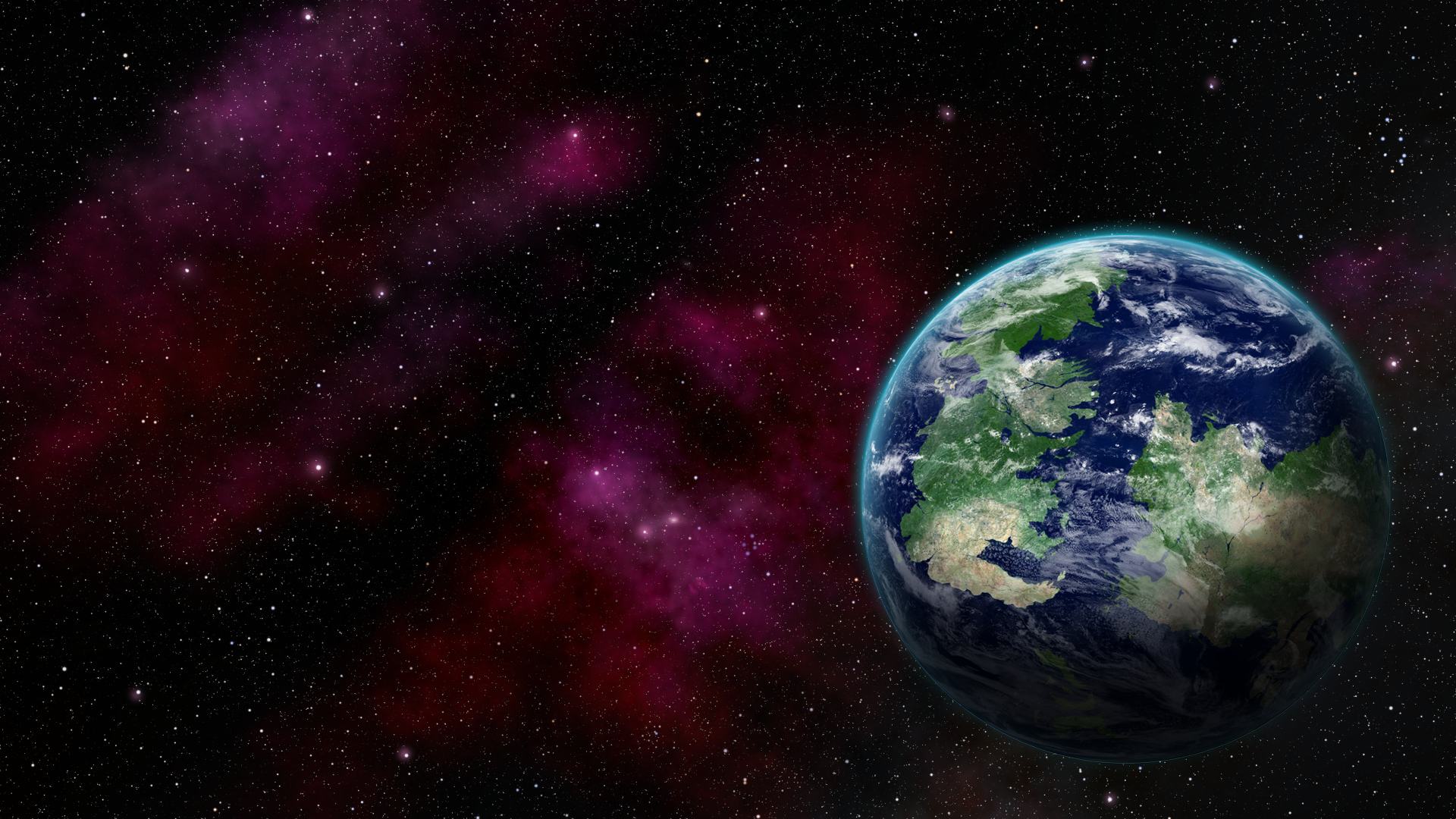 Space Planet World 1920x1080
