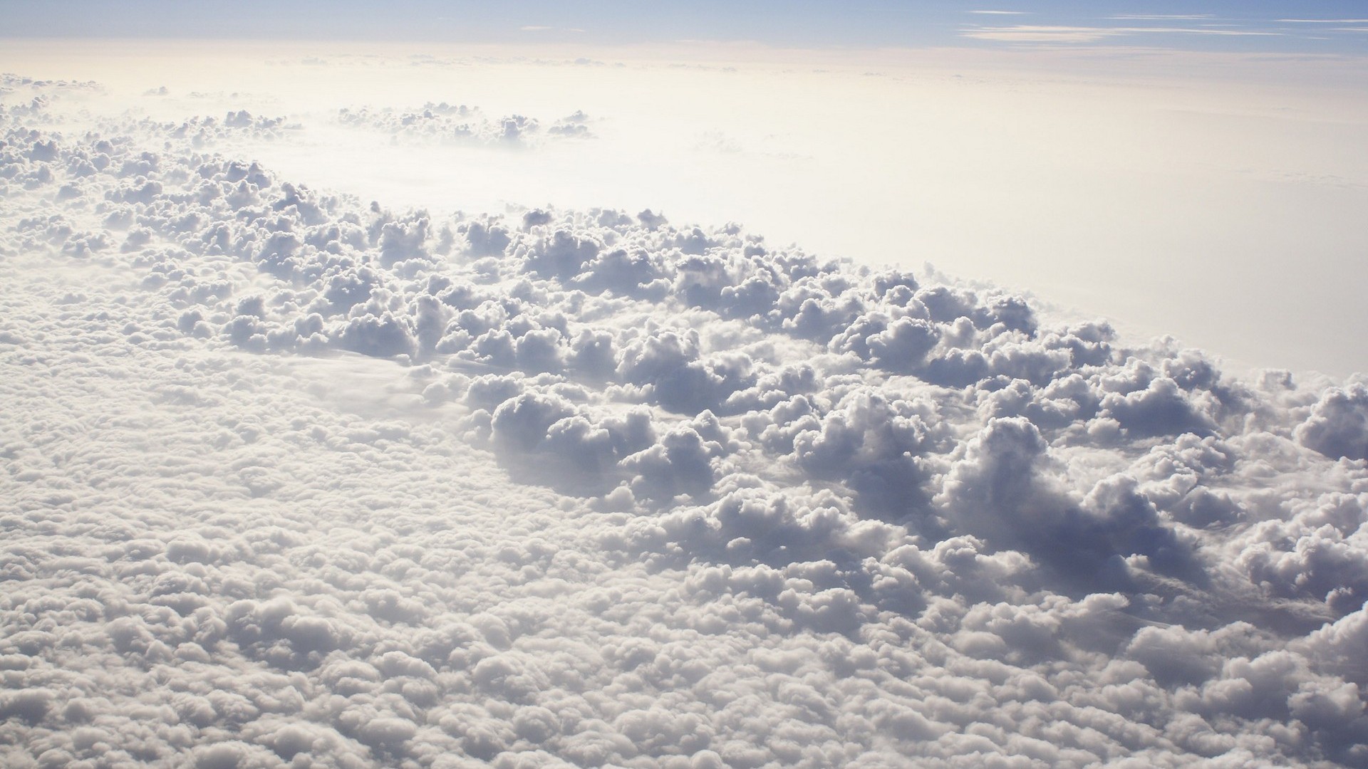 Clouds White Atmosphere 1920x1080