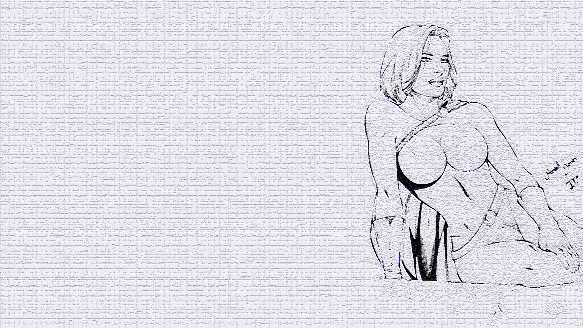 Power Girl 1920x1080