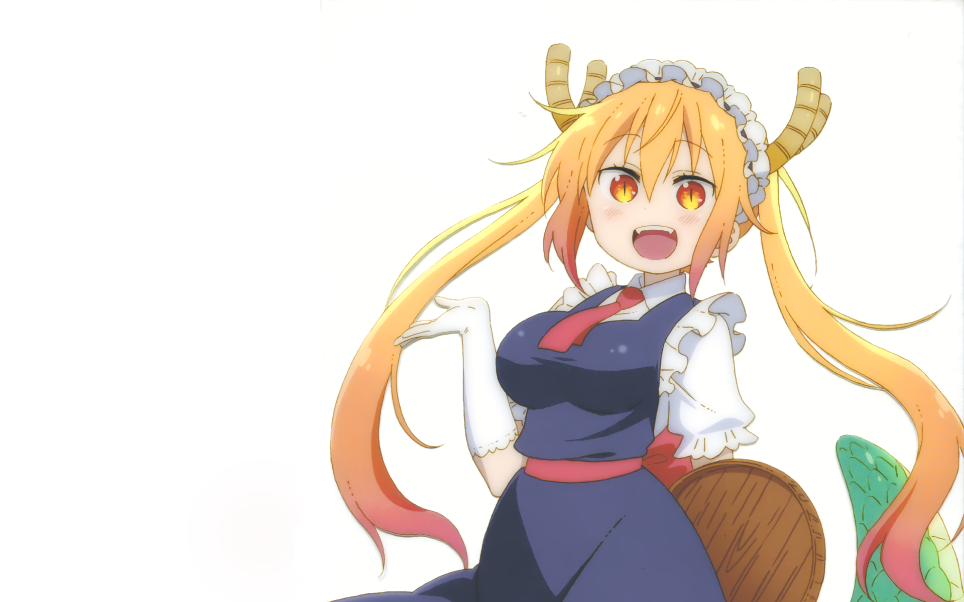 Miss Kobayashis Dragon Maid Tohru Kobayashi San Chi No Maid Dragon Simple Background 1920x1200