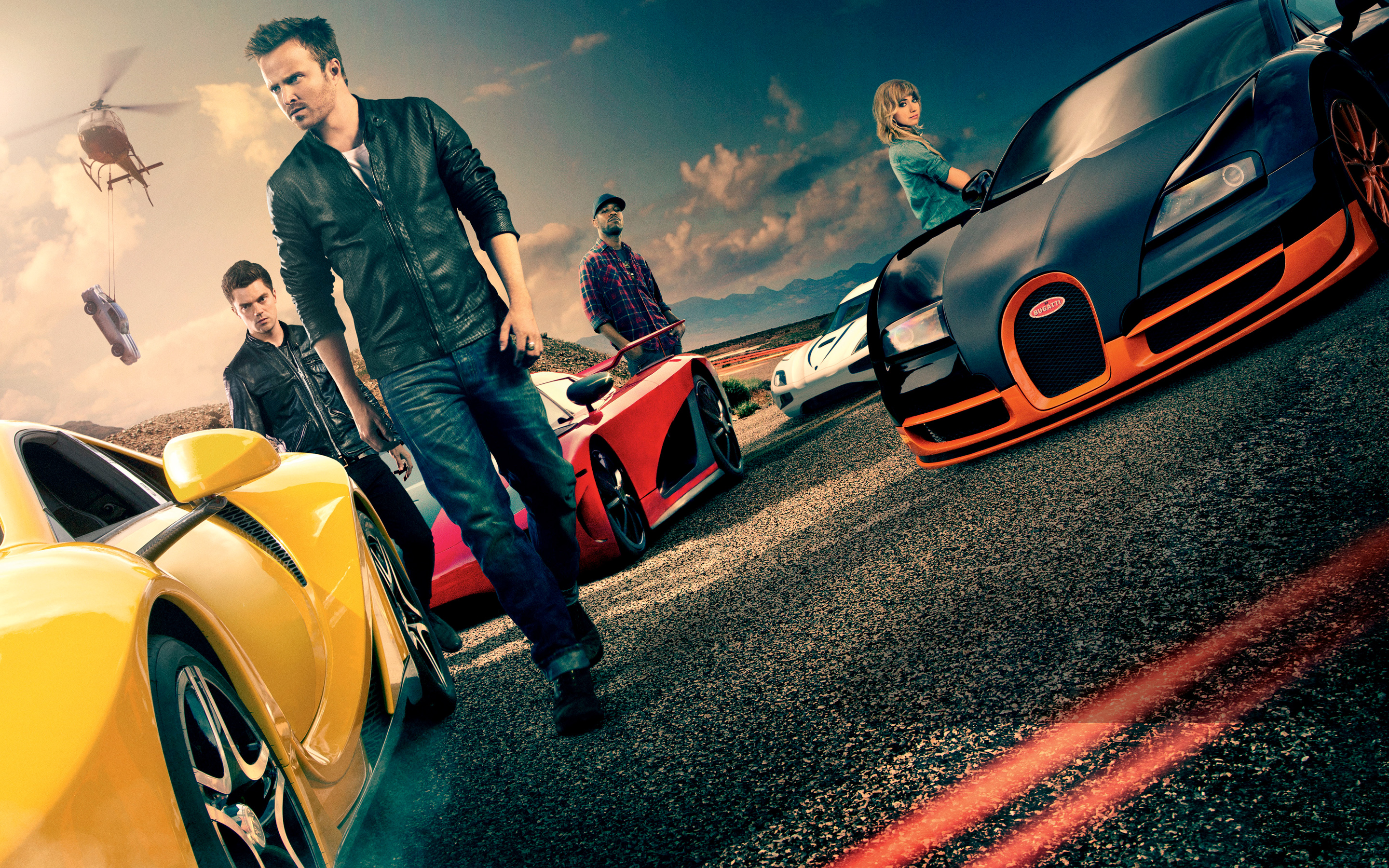 Movies Need For Speed Movie Aaron Paul Car Imogen Poots Bugatti 2880x1800