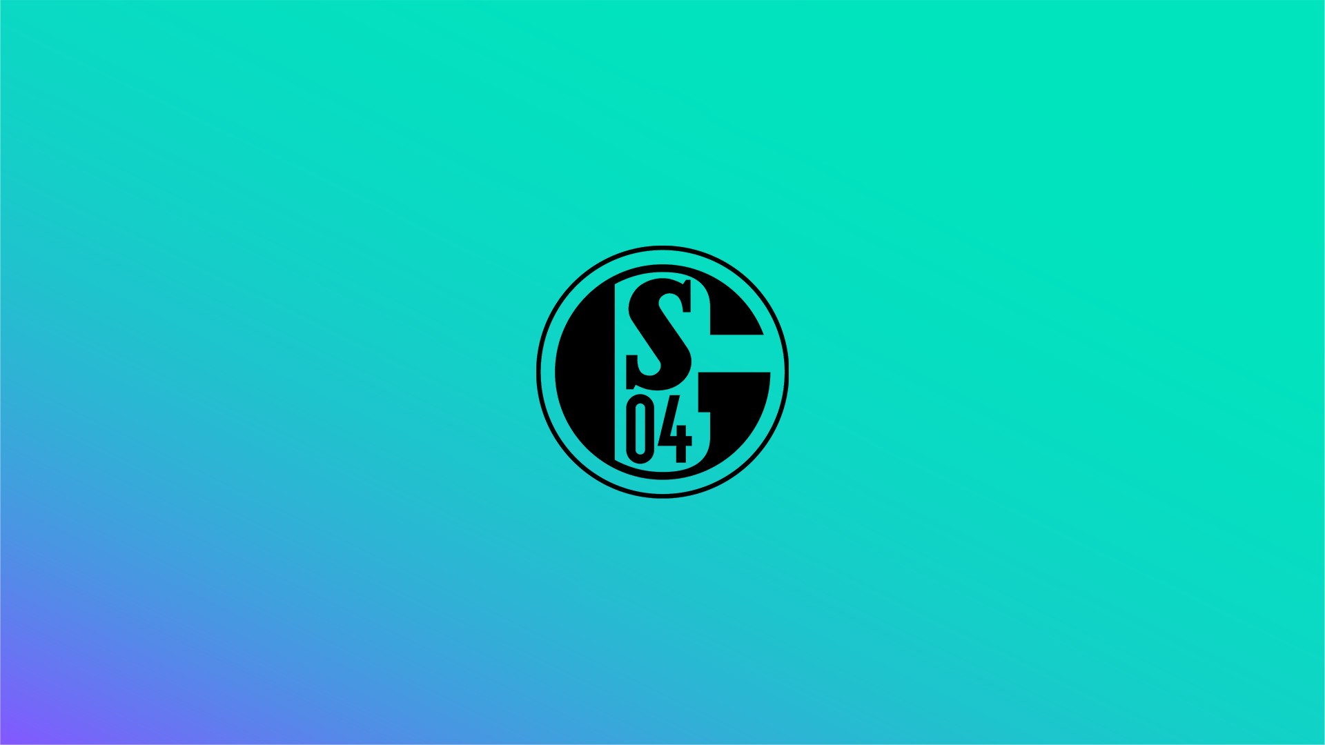 LEC Blue Schalke 04 Cyan Gradient Logo 1920x1080