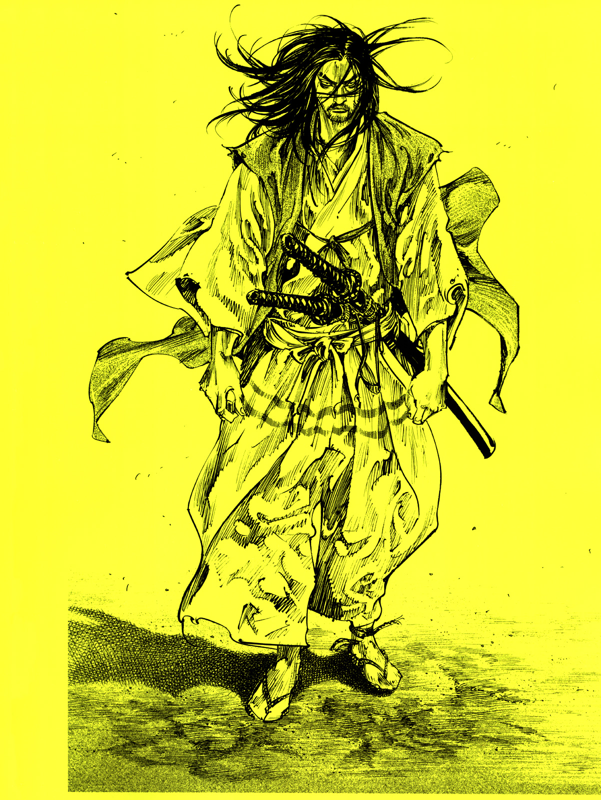 Vagabond Takehiko Inoue Vagabond Sumi Samurai Sword 1203x1600