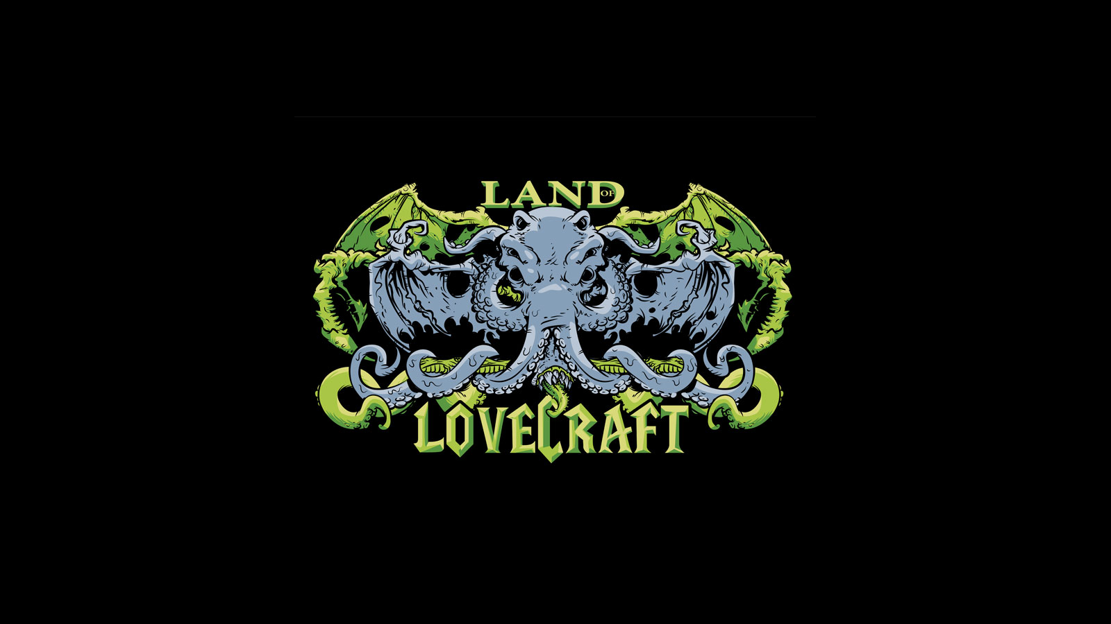 Cthulu H P Lovecraft Minimalism Artwork 1600x900