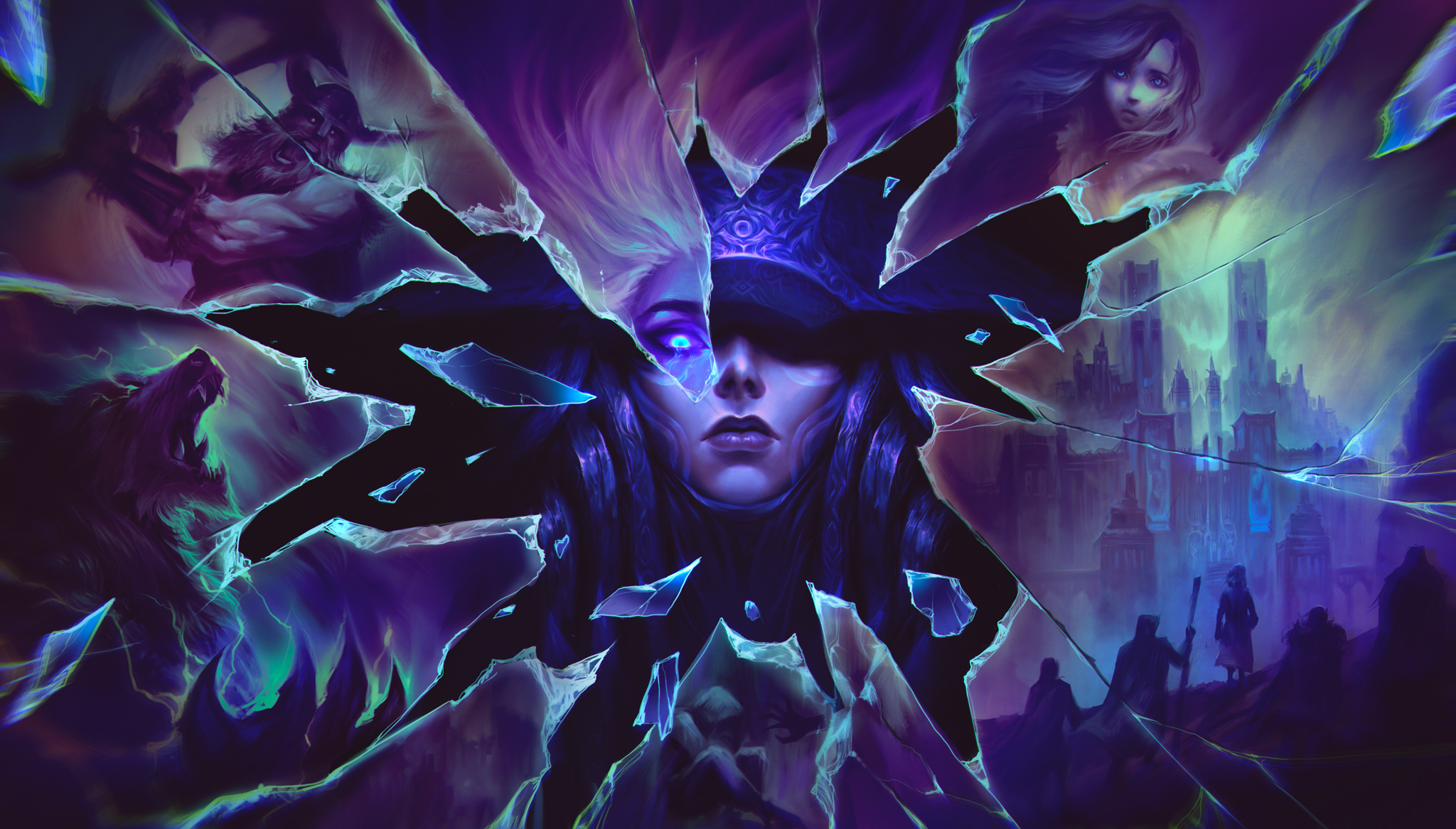 Lissandra League Of Legends League Of Legends Freljord Olaf Shattered Ice Riot Games PC Gaming Front 2048x1167